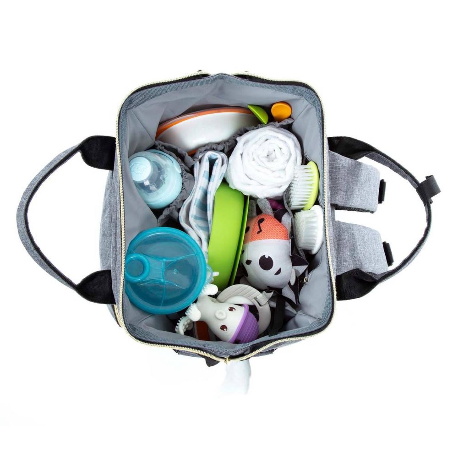 Mommy Bag - Pañalera Gris