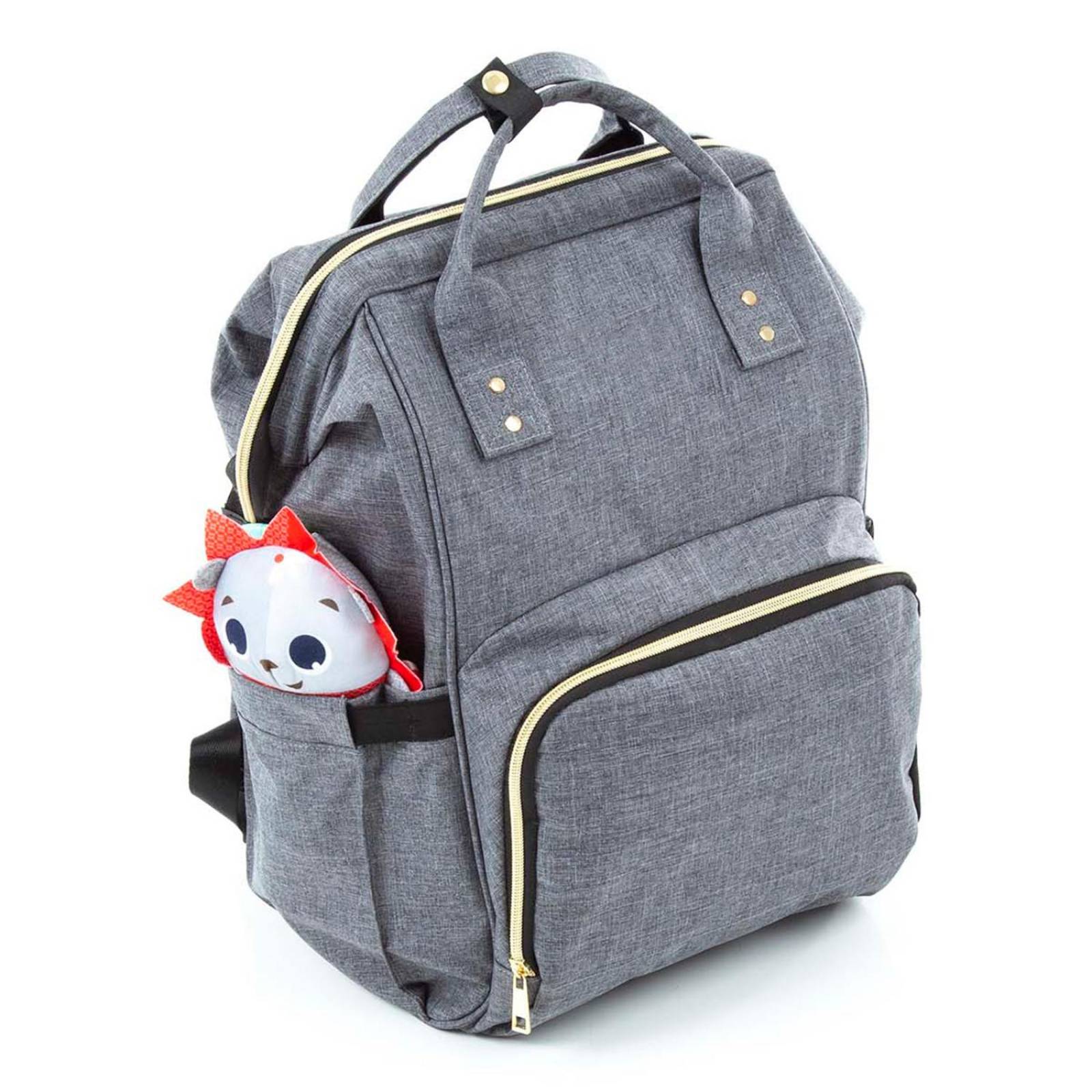 Mommy Bag - Pañalera Gris