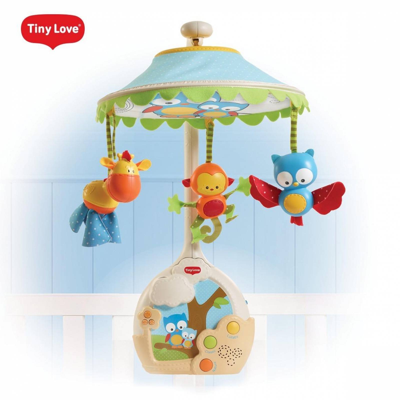 Móvil Musical Y Proyector Para Bebé Tiny Love Magical Night 