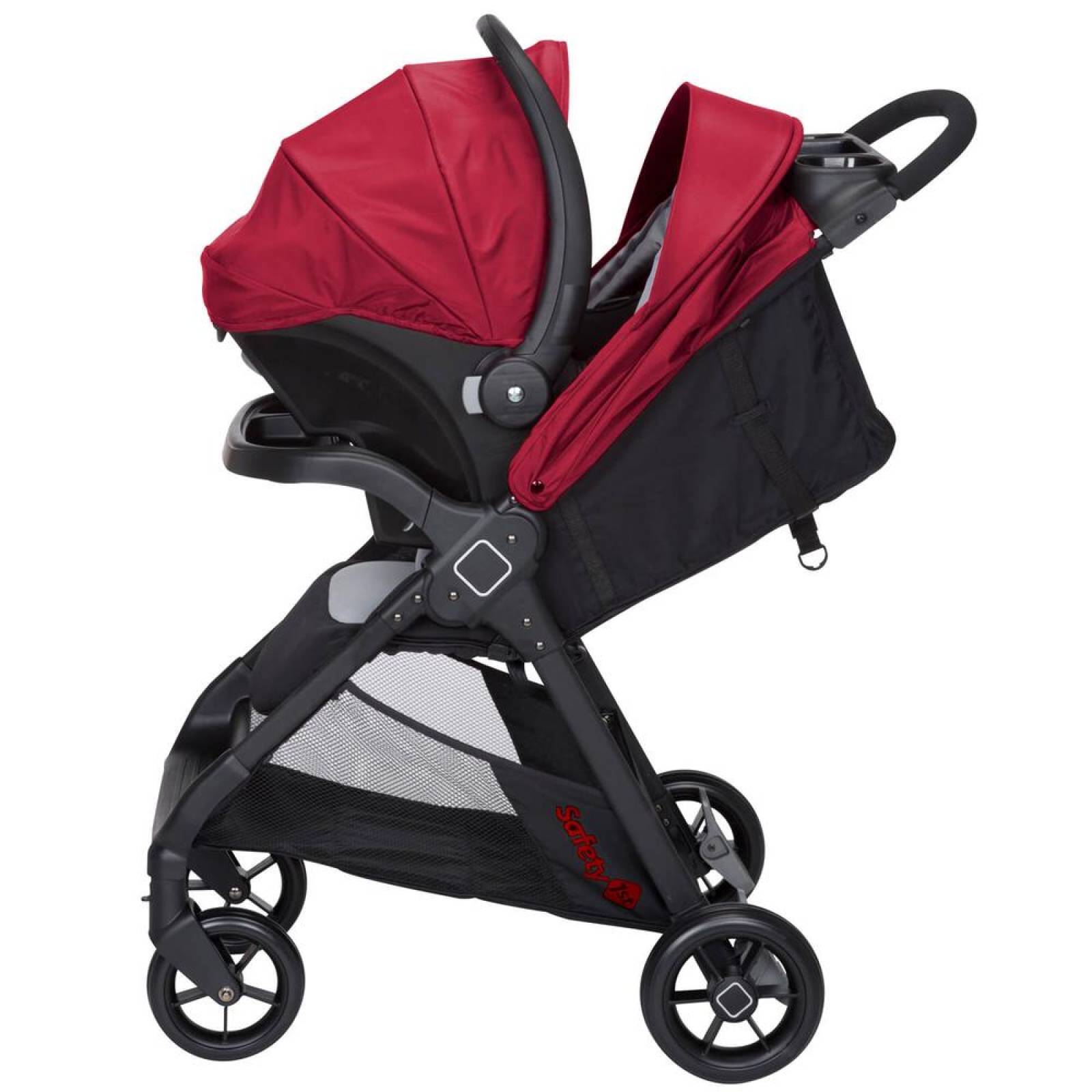 Carriola Sistema de viaje Safety 1st Smooth Ride con base Rojo