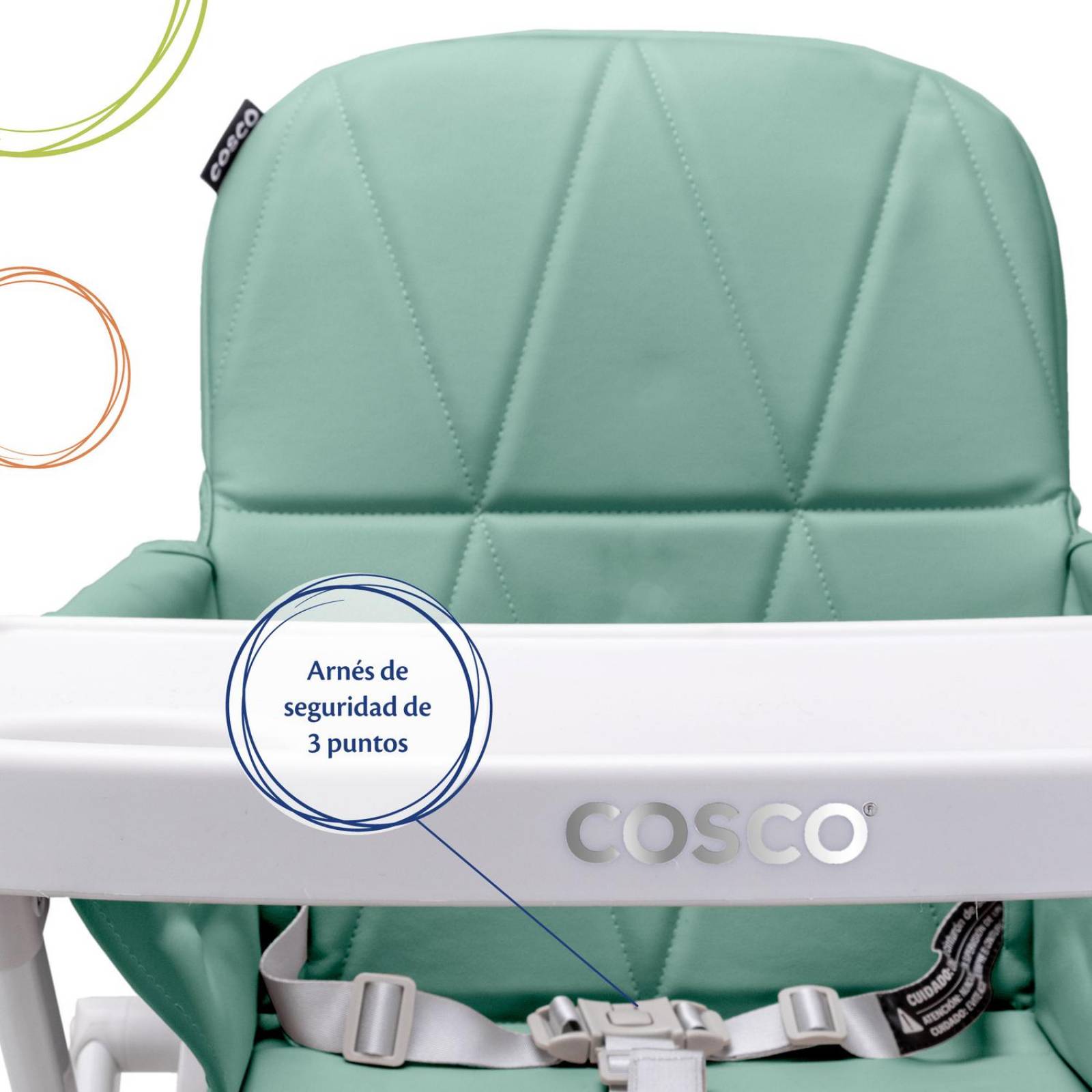 Silla Alta Periquera Cosco Trend Verde
