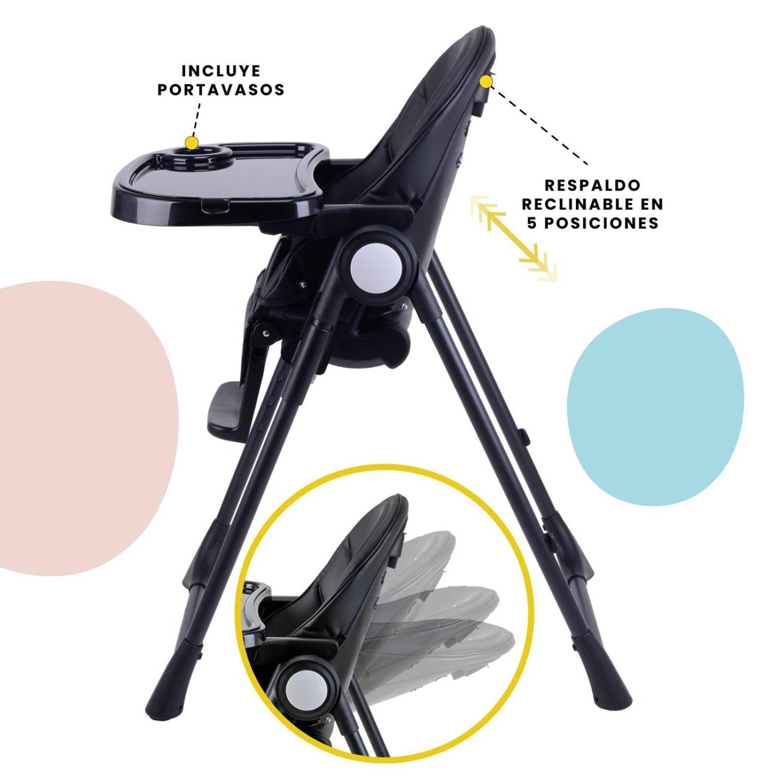 Silla Alta Periquera Safety 1st Clap Negro