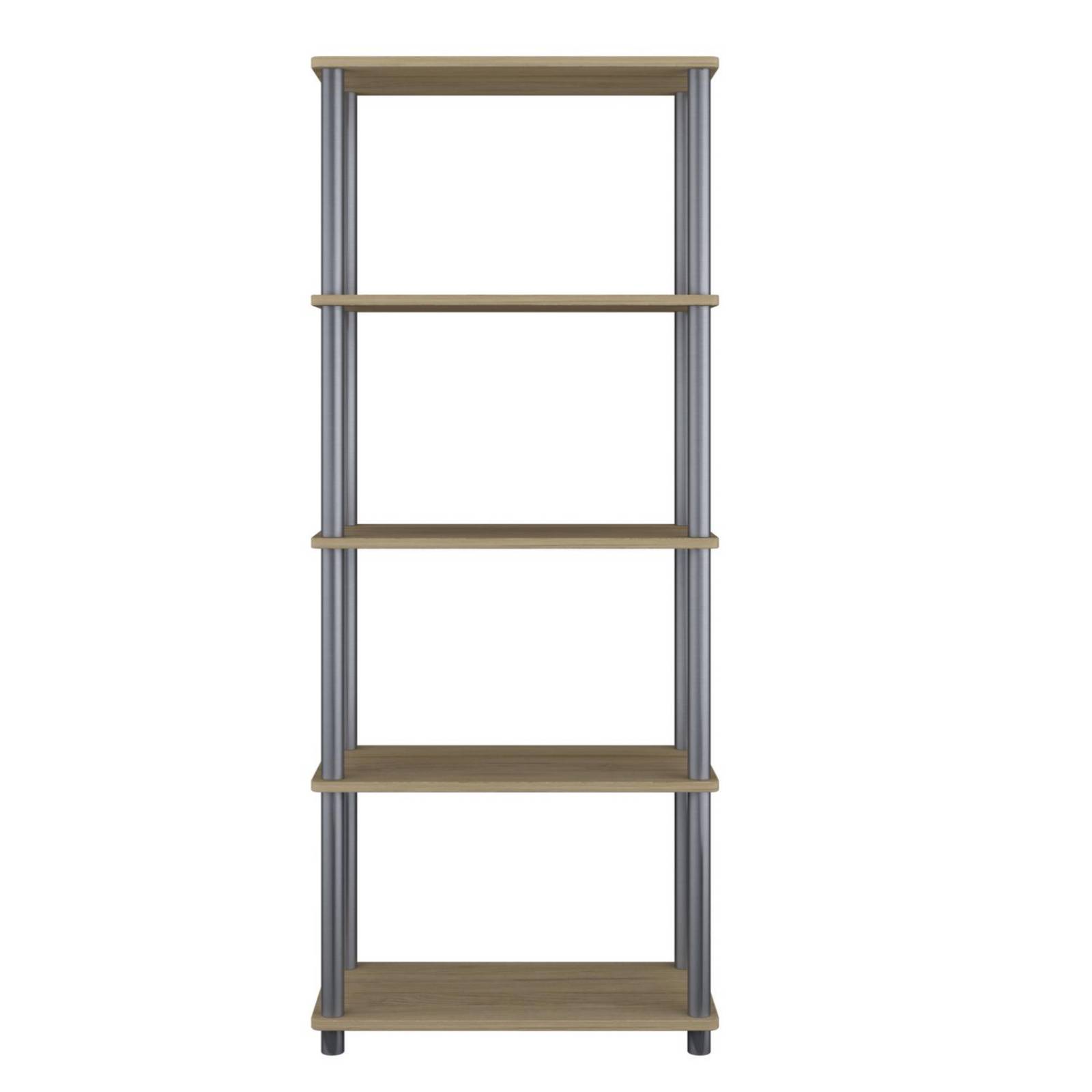 Mueble Cosco Home Librero de 5 Entrepaños Oak