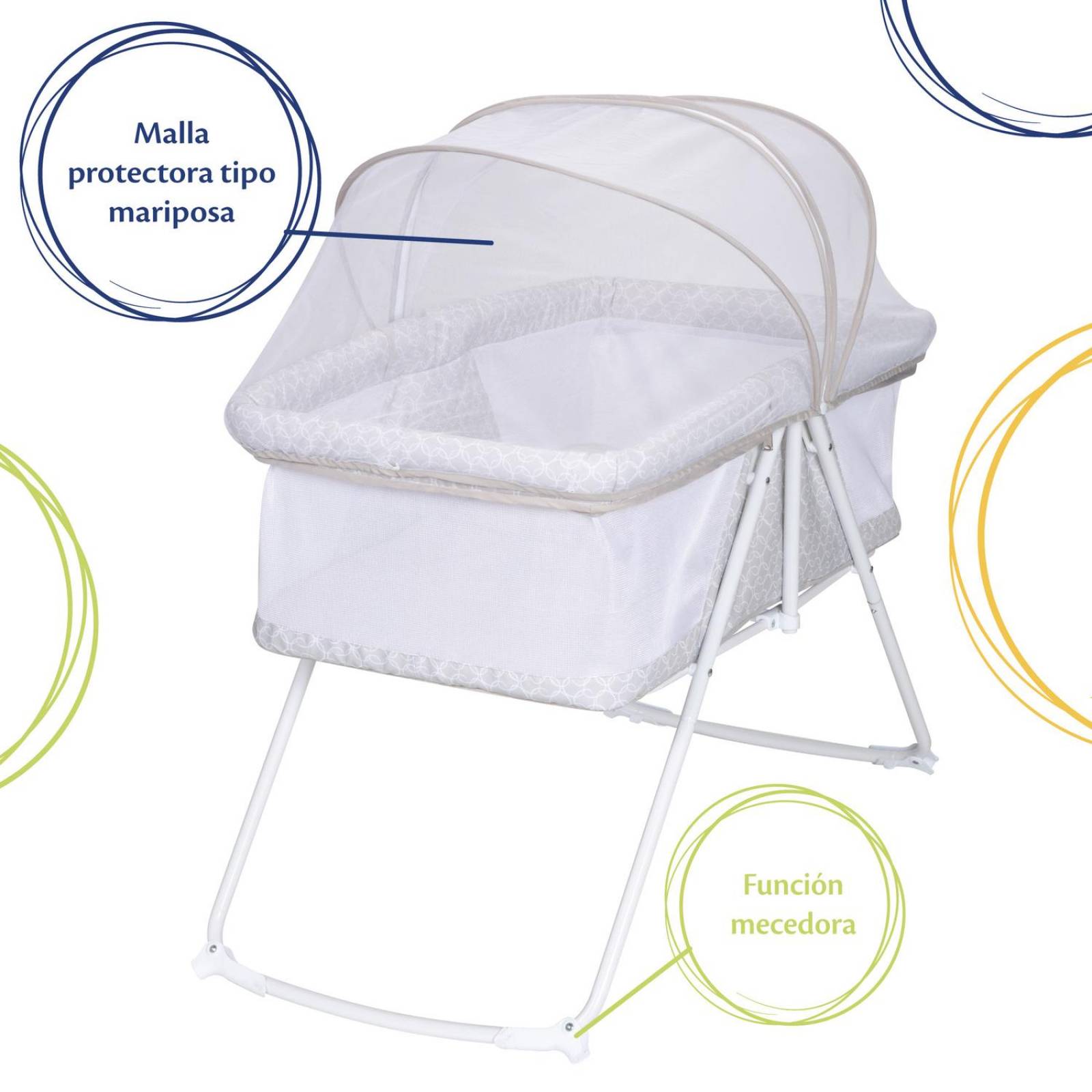 Moisés Cuna Cosco Sleep Spot Gris