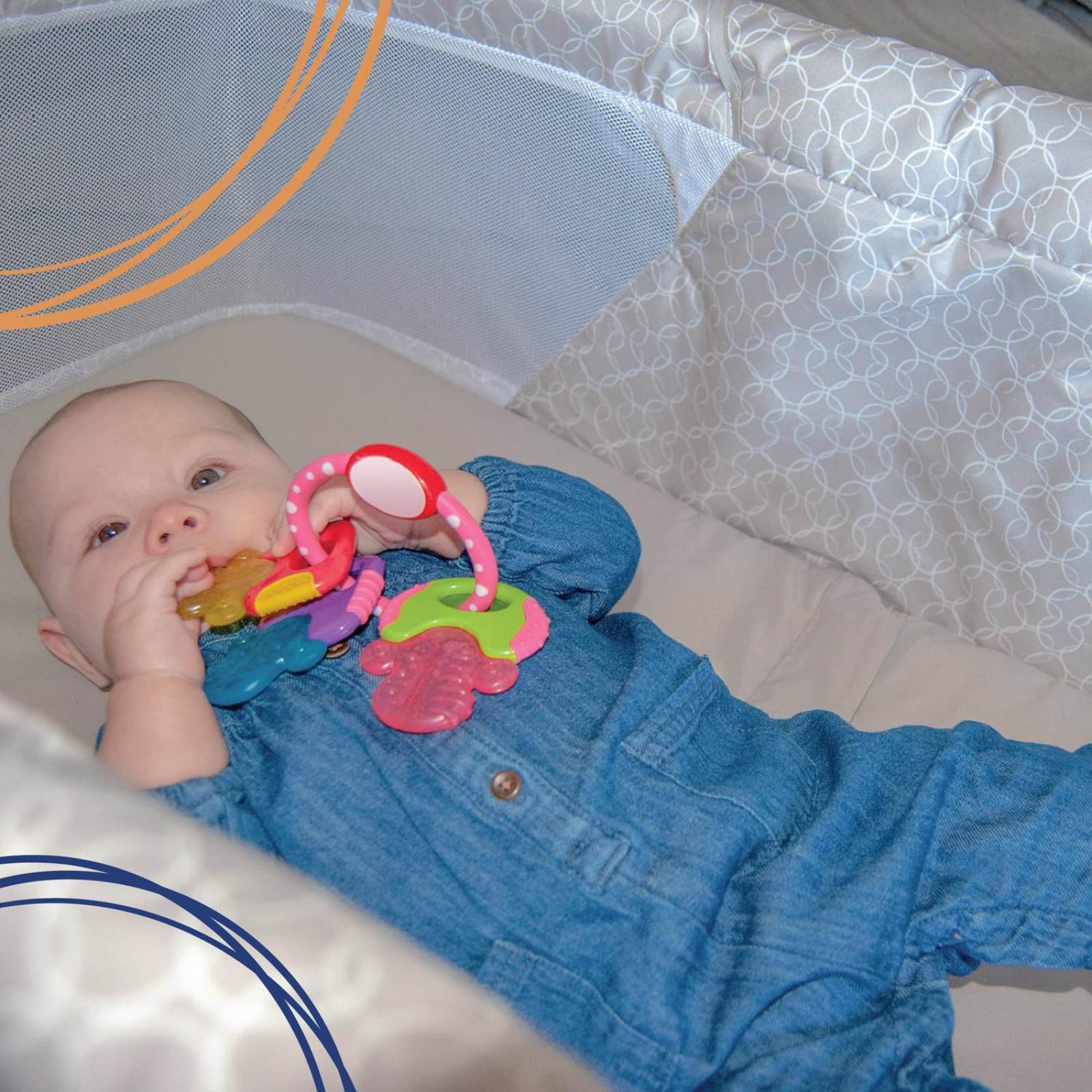 Moisés Cuna Cosco Sleep Spot Gris