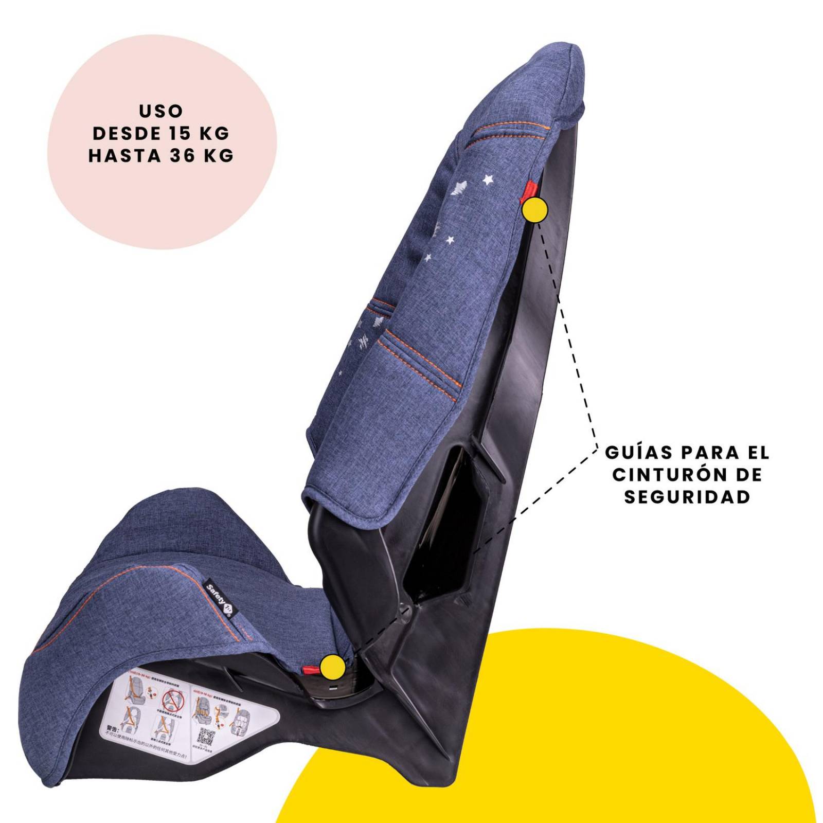 Autoasiento Safety 1st Grow & Go 80 Azul