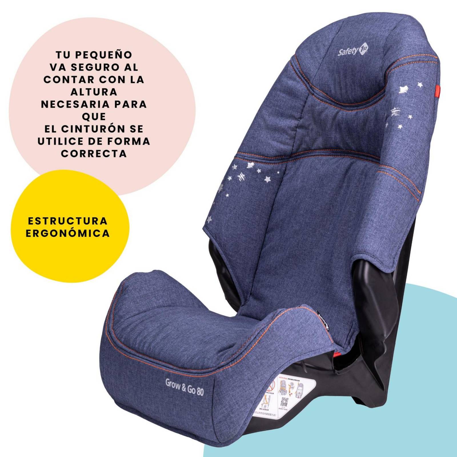 Autoasiento Safety 1st Grow & Go 80 Azul
