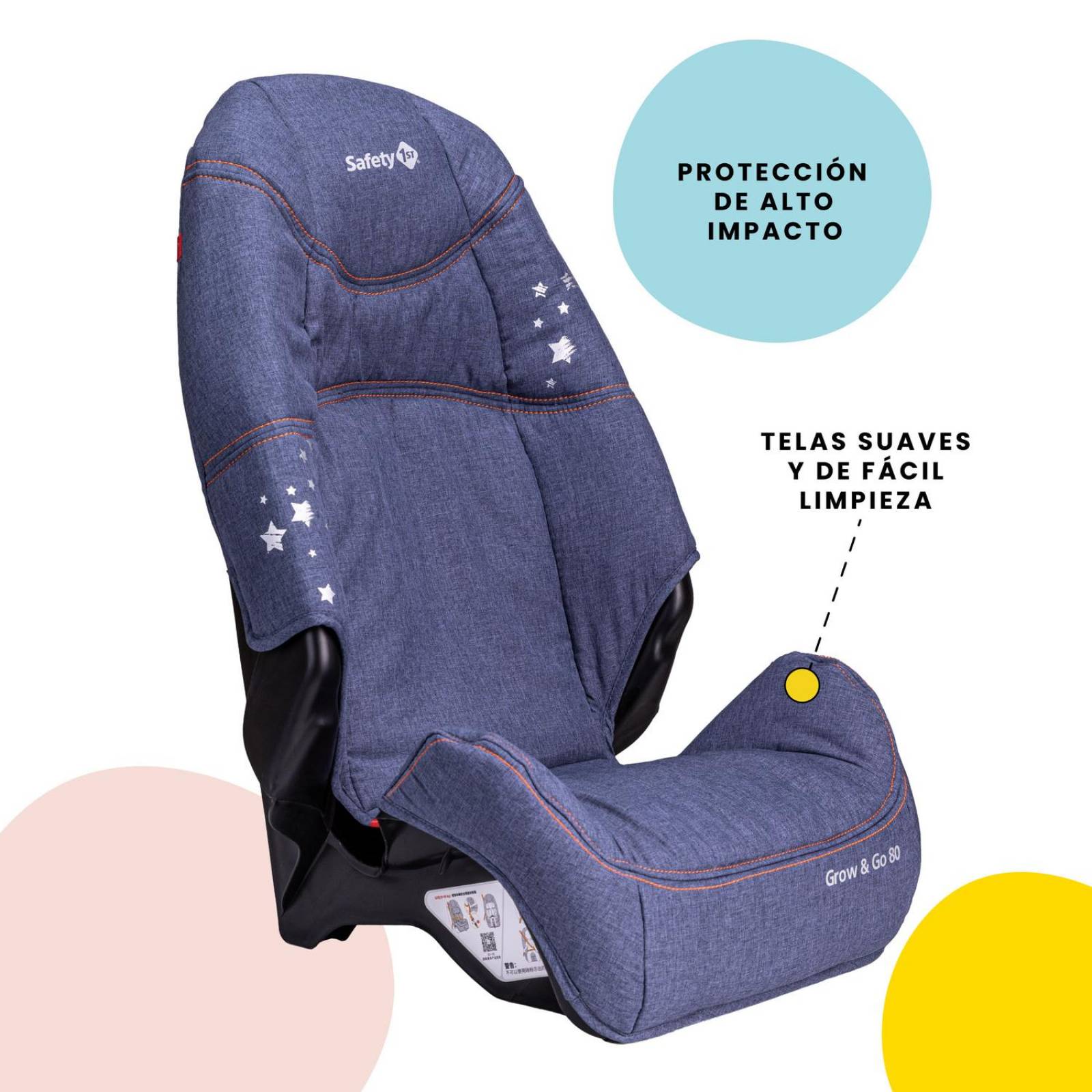 Autoasiento Safety 1st Grow & Go 80 Azul