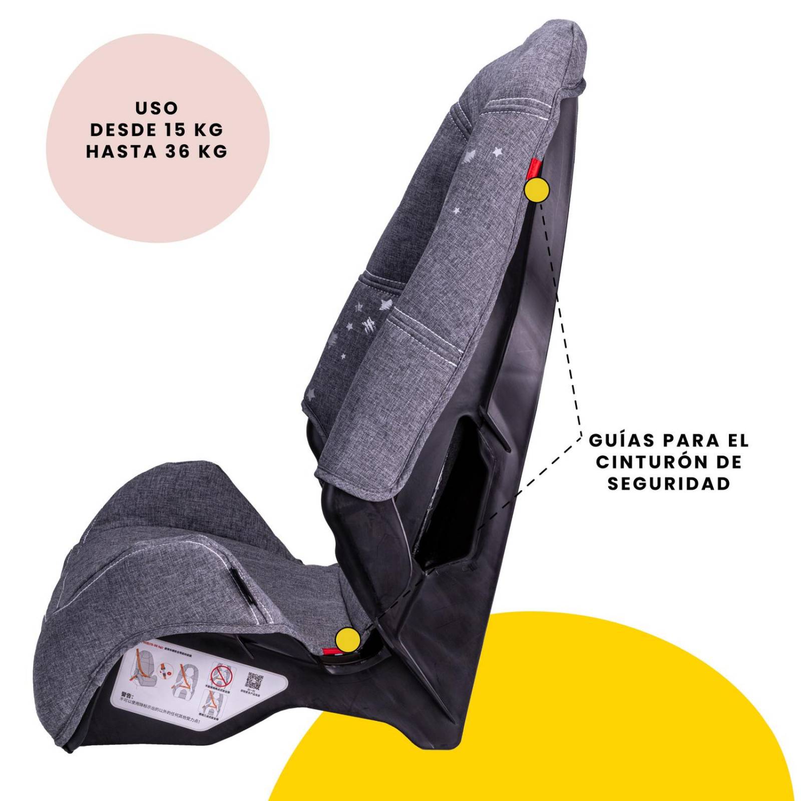 Autoasiento Safety 1st Grow & Go 80 Gris