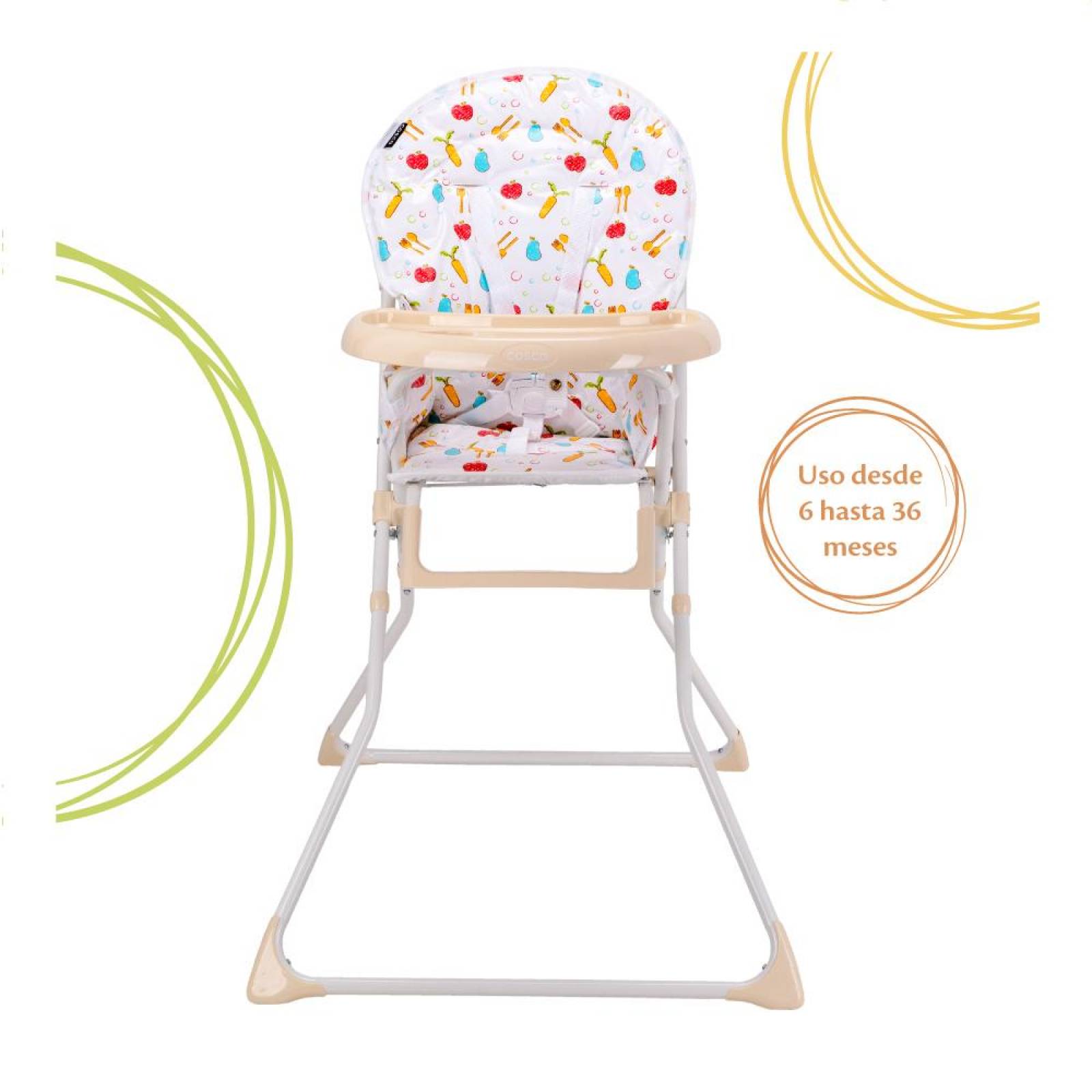 Silla Alta para Bebé Periquera Cosco Snack 