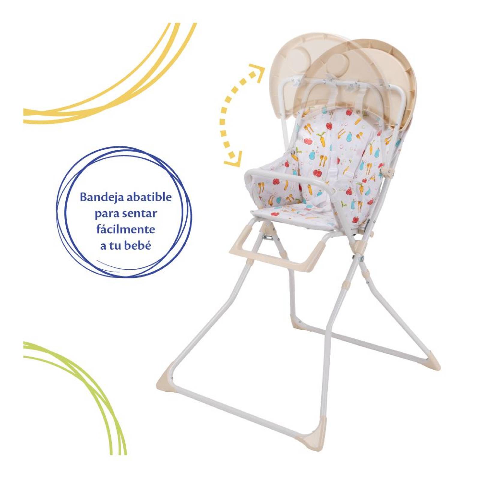 Silla Alta para Bebé Periquera Cosco Snack 