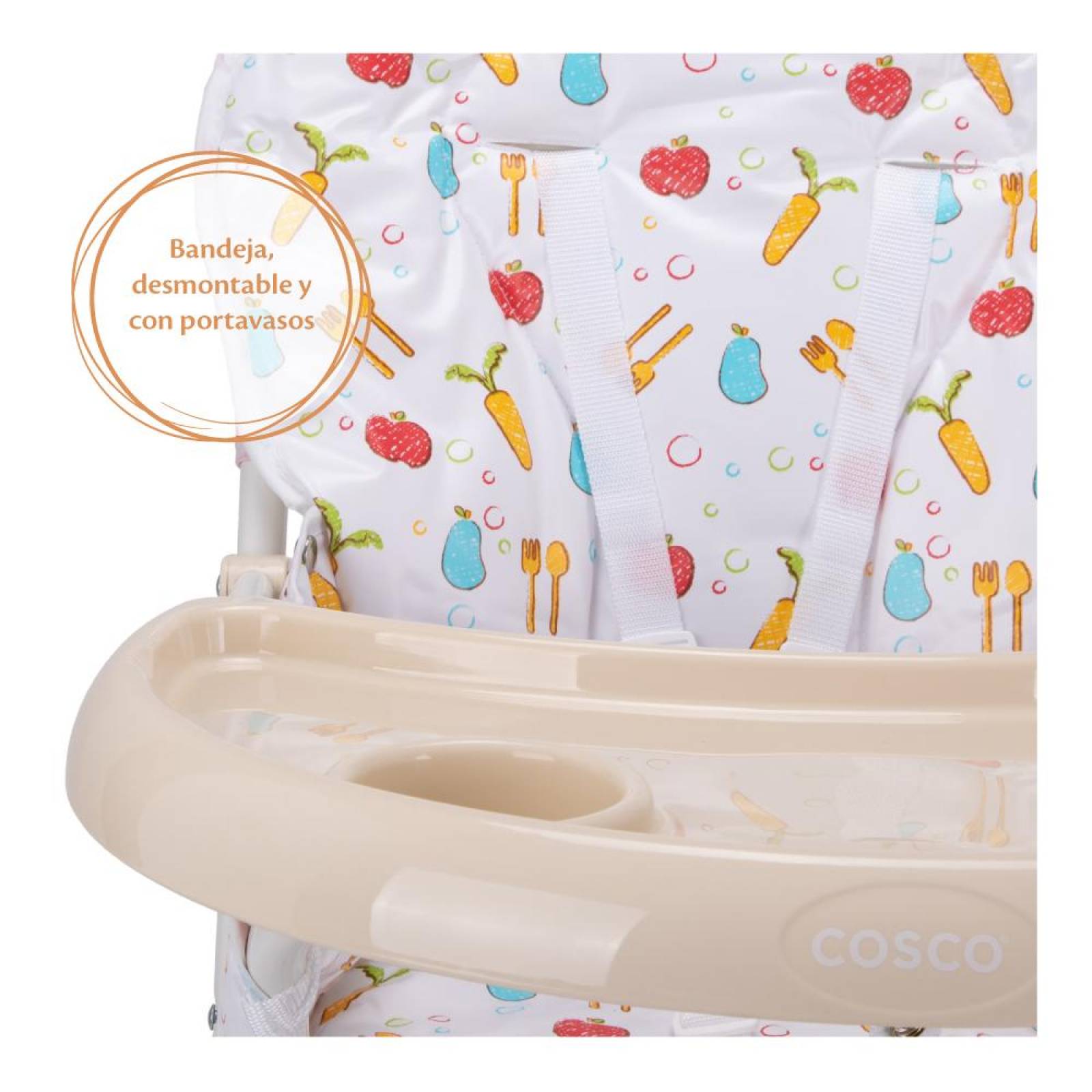 Silla Alta para Bebé Periquera Cosco Snack 