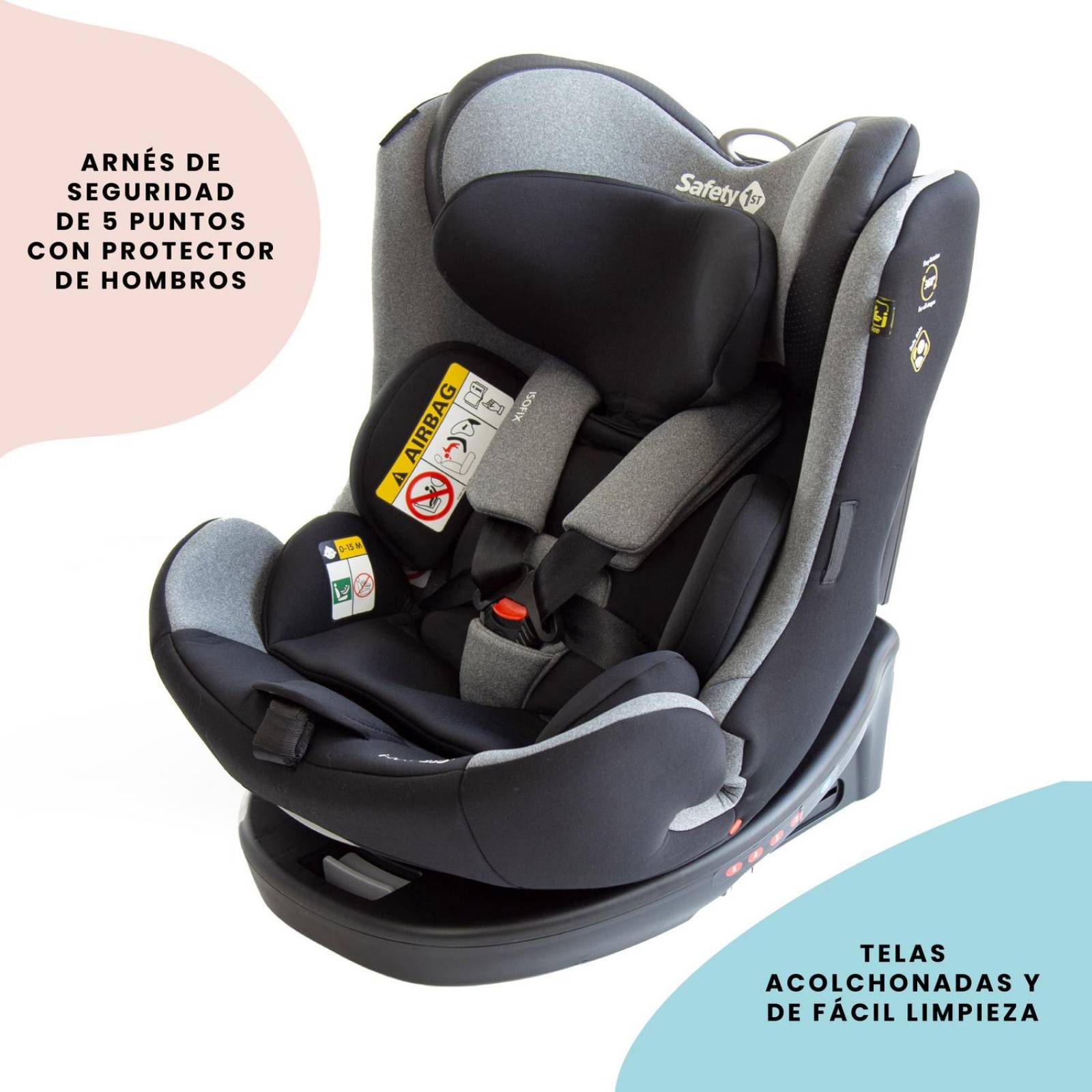Autoasiento Convertible Safety 1st I-NXT 360 Isofix