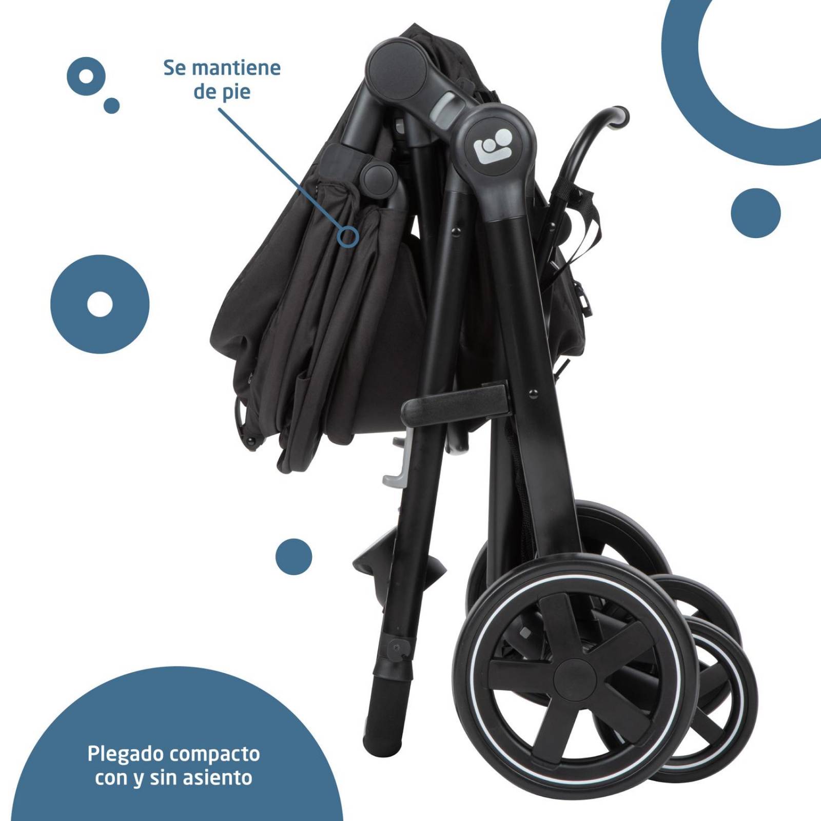 Carriola para Bebé Sistema de Viaje Maxi Cosi Zelia 2 Midnight Black