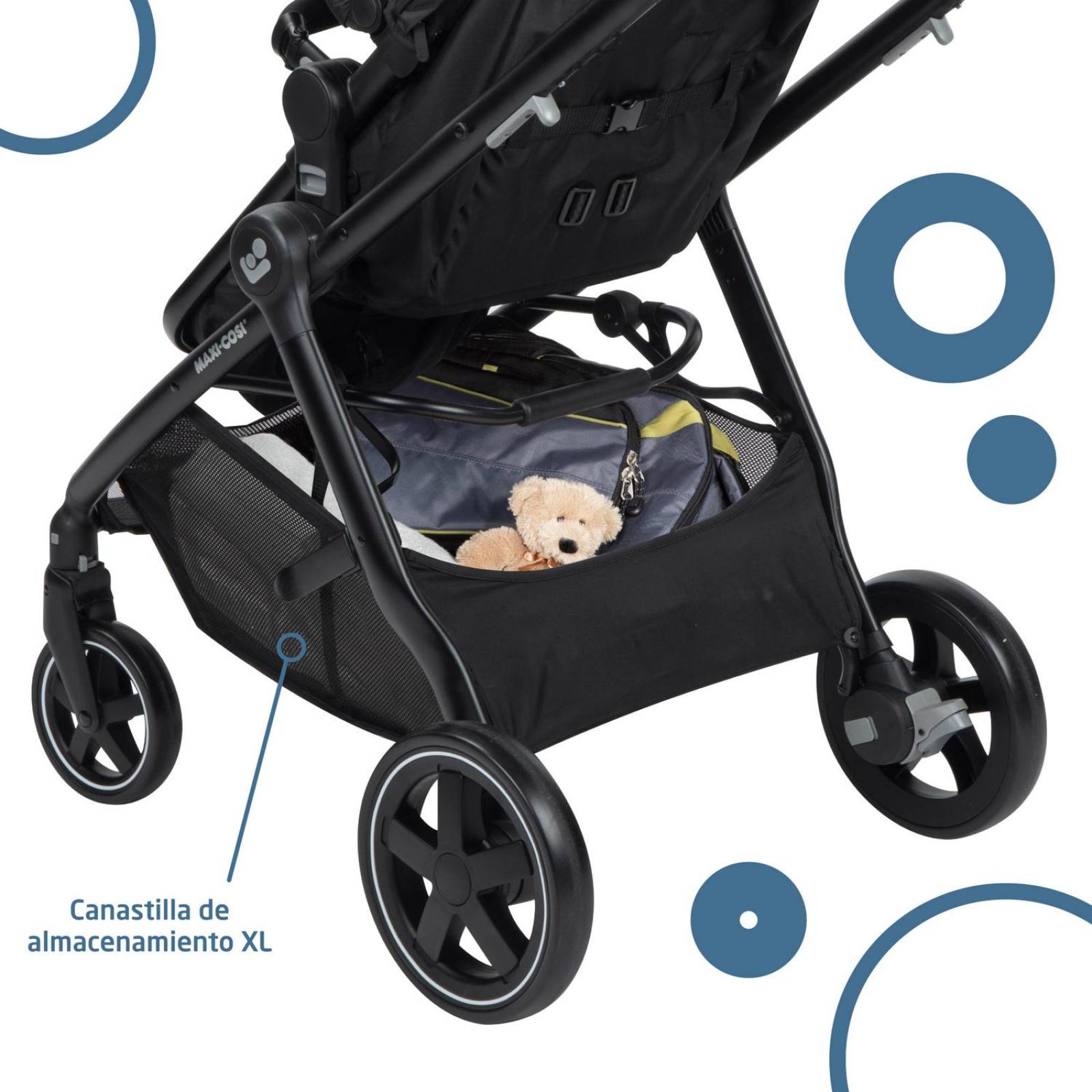 Carriola para Bebé Sistema de Viaje Maxi Cosi Zelia 2 Midnight Black