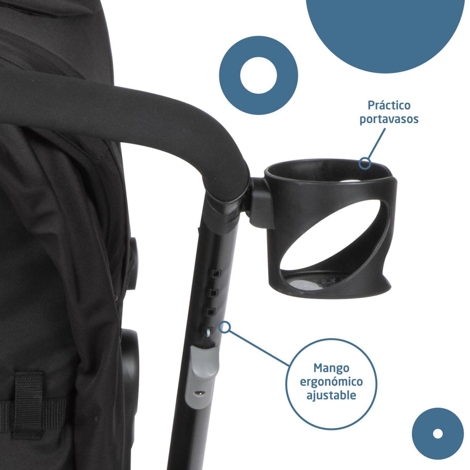 Carriola para Bebé Sistema de Viaje Maxi Cosi Zelia 2 Midnight Black