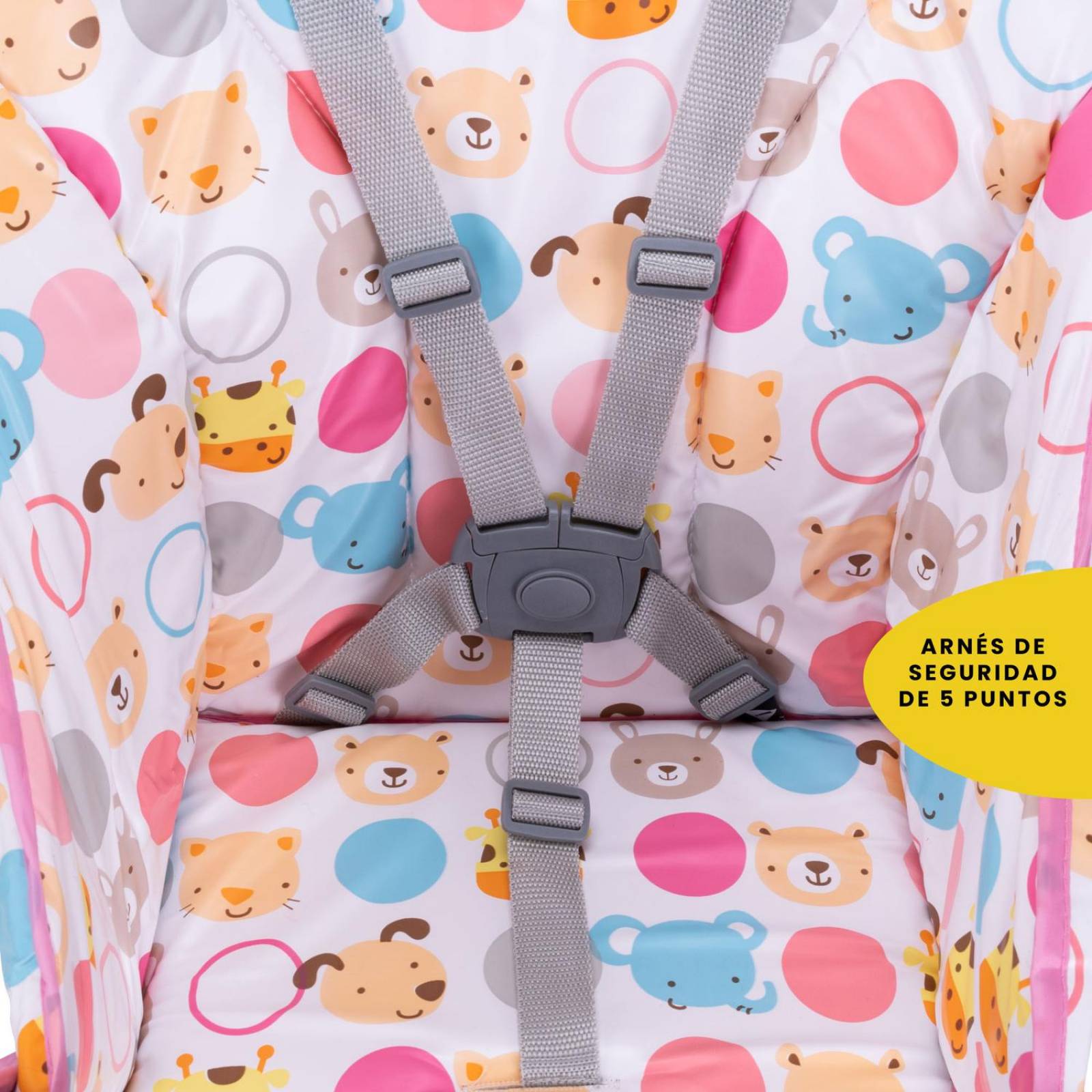 Silla Alta para Bebé Periquera Safety 1st Stars Rosa