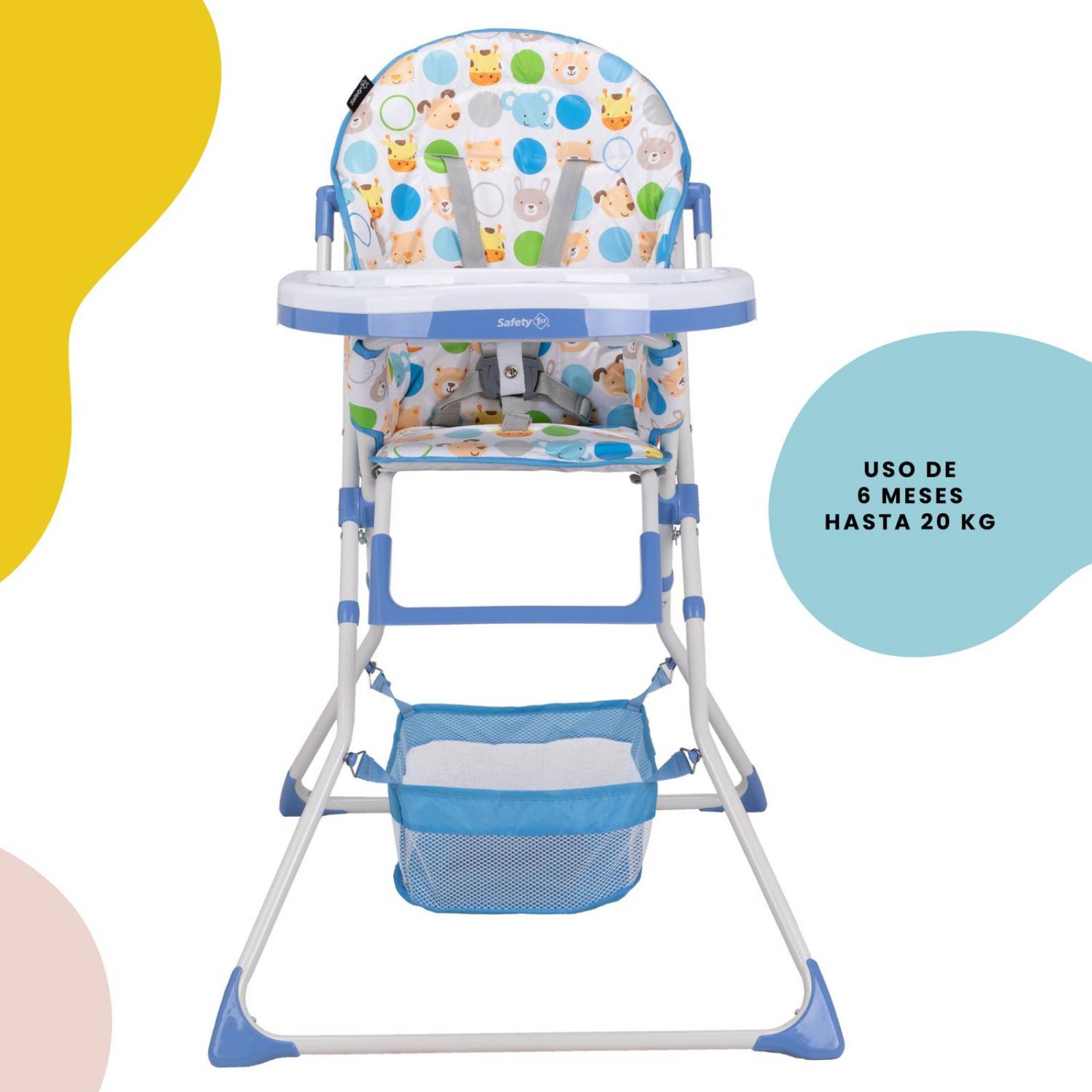 Silla Alta para Bebé Periquera Safety 1st Stars Azul