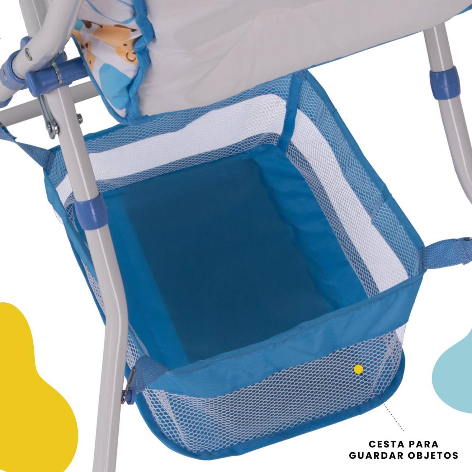Silla Alta para Bebé Periquera Safety 1st Stars Azul