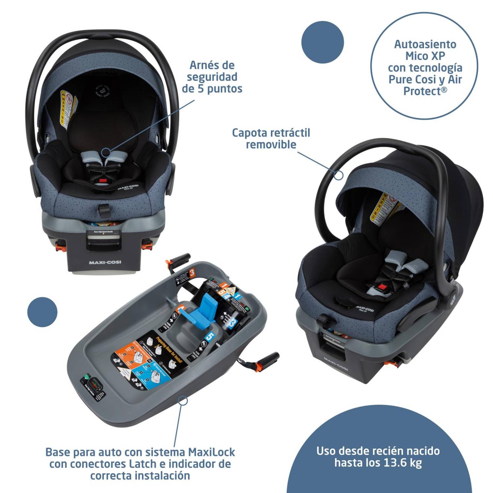 Maxi Cosi Autoasiento Mico Airprotect