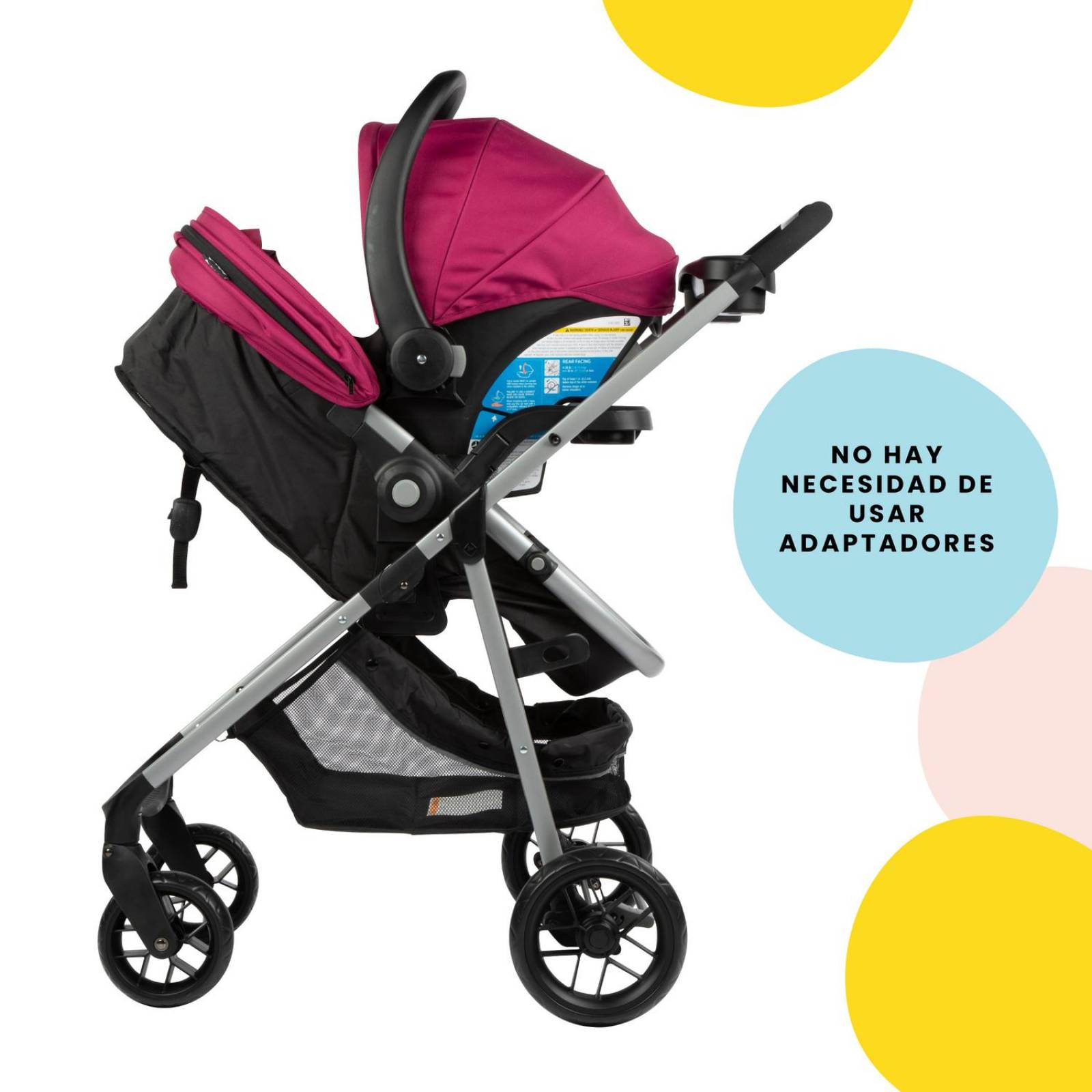 Carriola Sistema De Viaje Safety 1st Grow & Go Flex Orchid Bloom