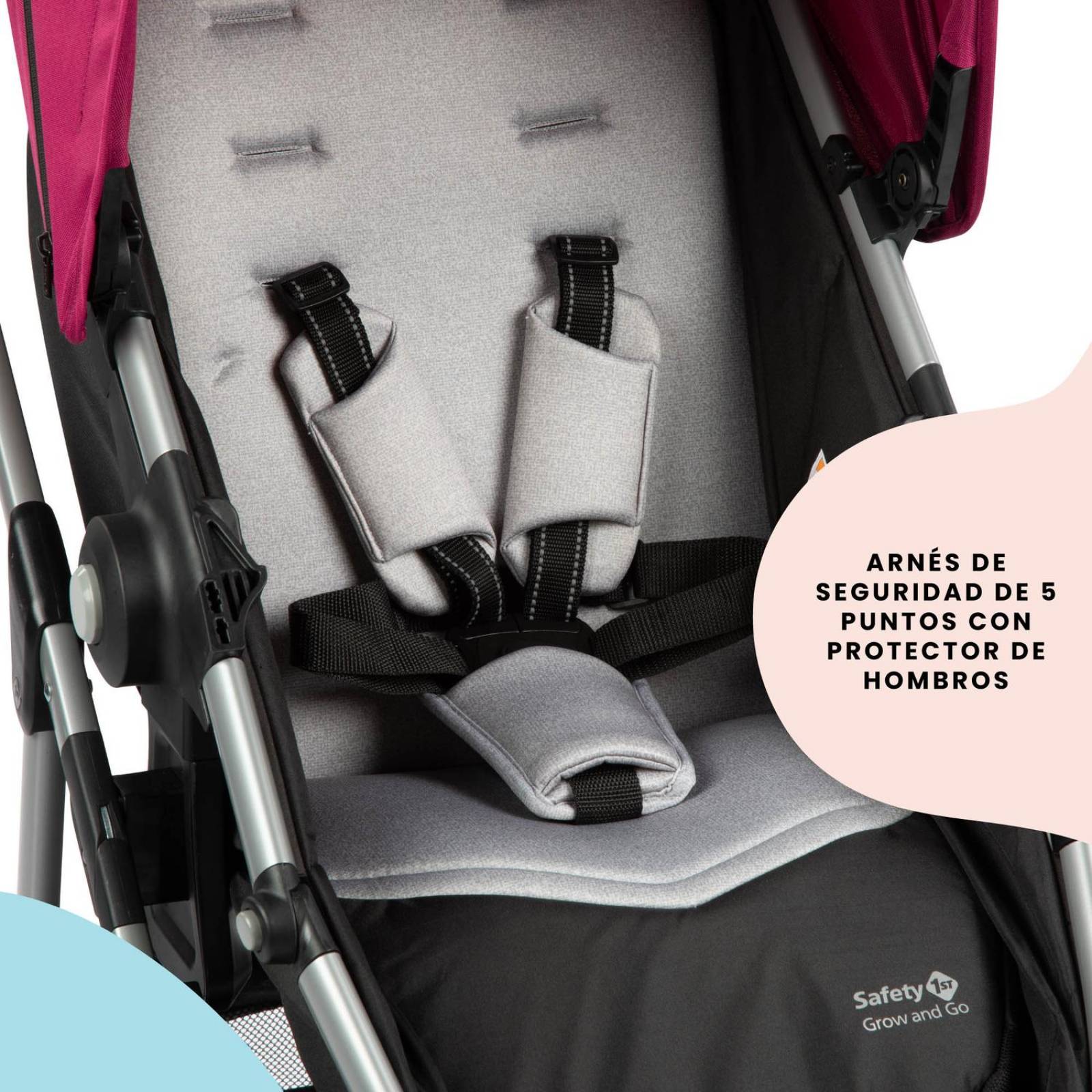 Carriola Sistema De Viaje Safety 1st Grow & Go Flex Orchid Bloom