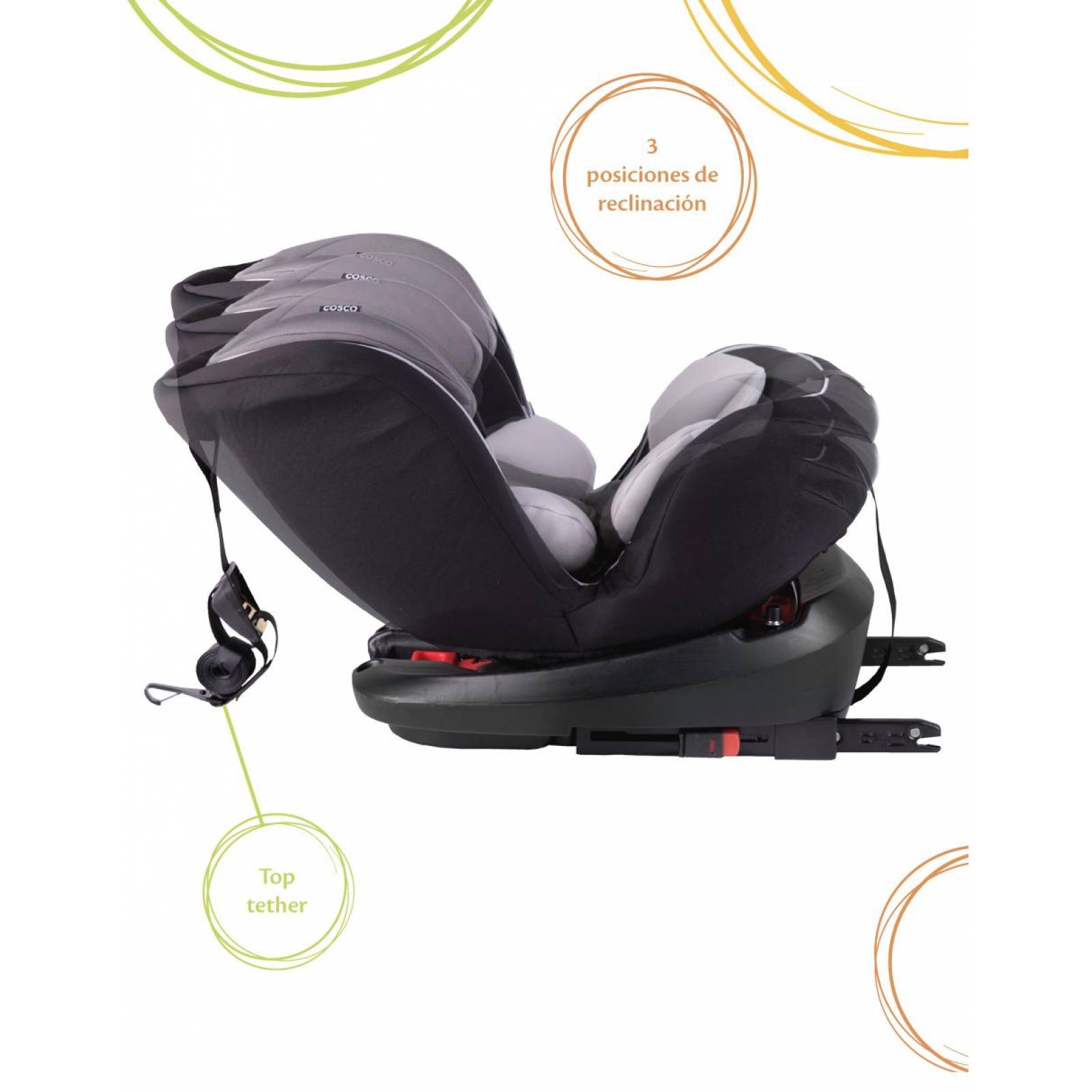 Autoasiento Convertible Cosco 360 Comfort 