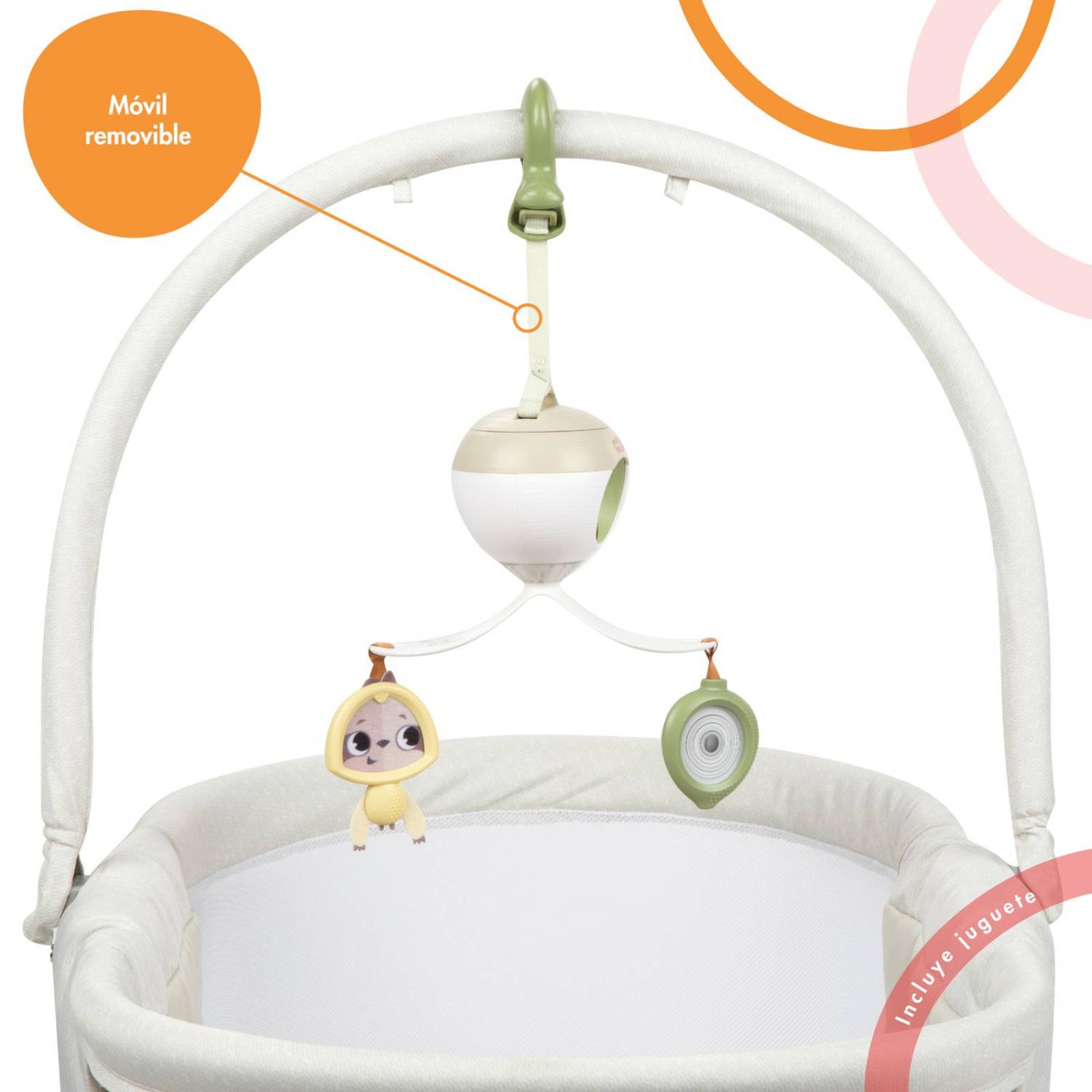 Cuna Moisés para Bebé Tiny Love Boho 3 En 1