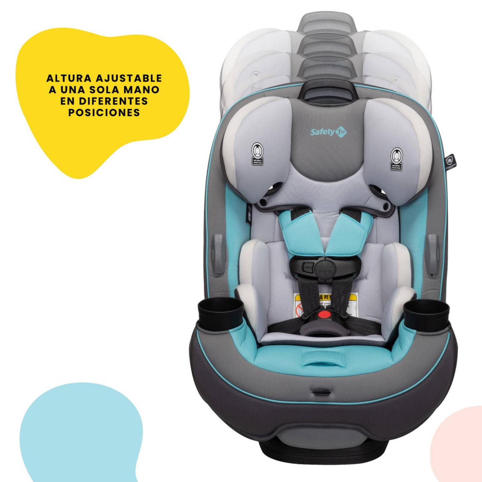 Autoasiento Convertible Safety 1st Grow & Go Aquamarine