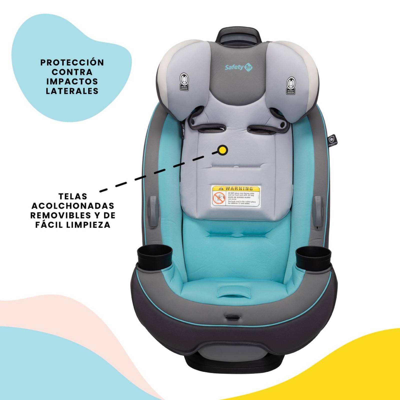 Autoasiento Convertible Safety 1st Grow & Go Aquamarine