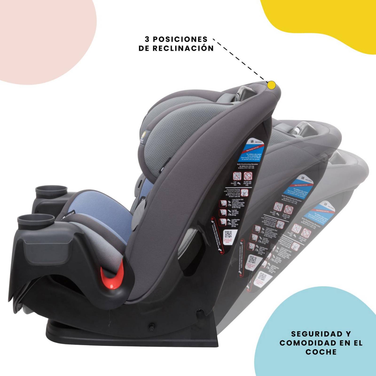 Autoasiento Safety 1st Comfort Cool 3 en 1 Tide Pool