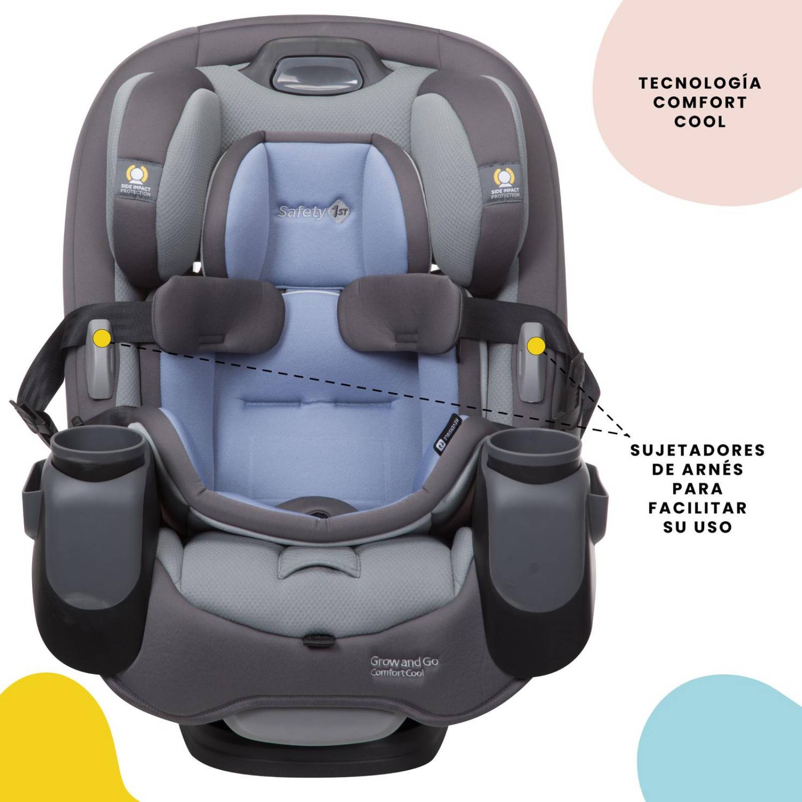 Autoasiento Safety 1st Comfort Cool 3 en 1 Tide Pool