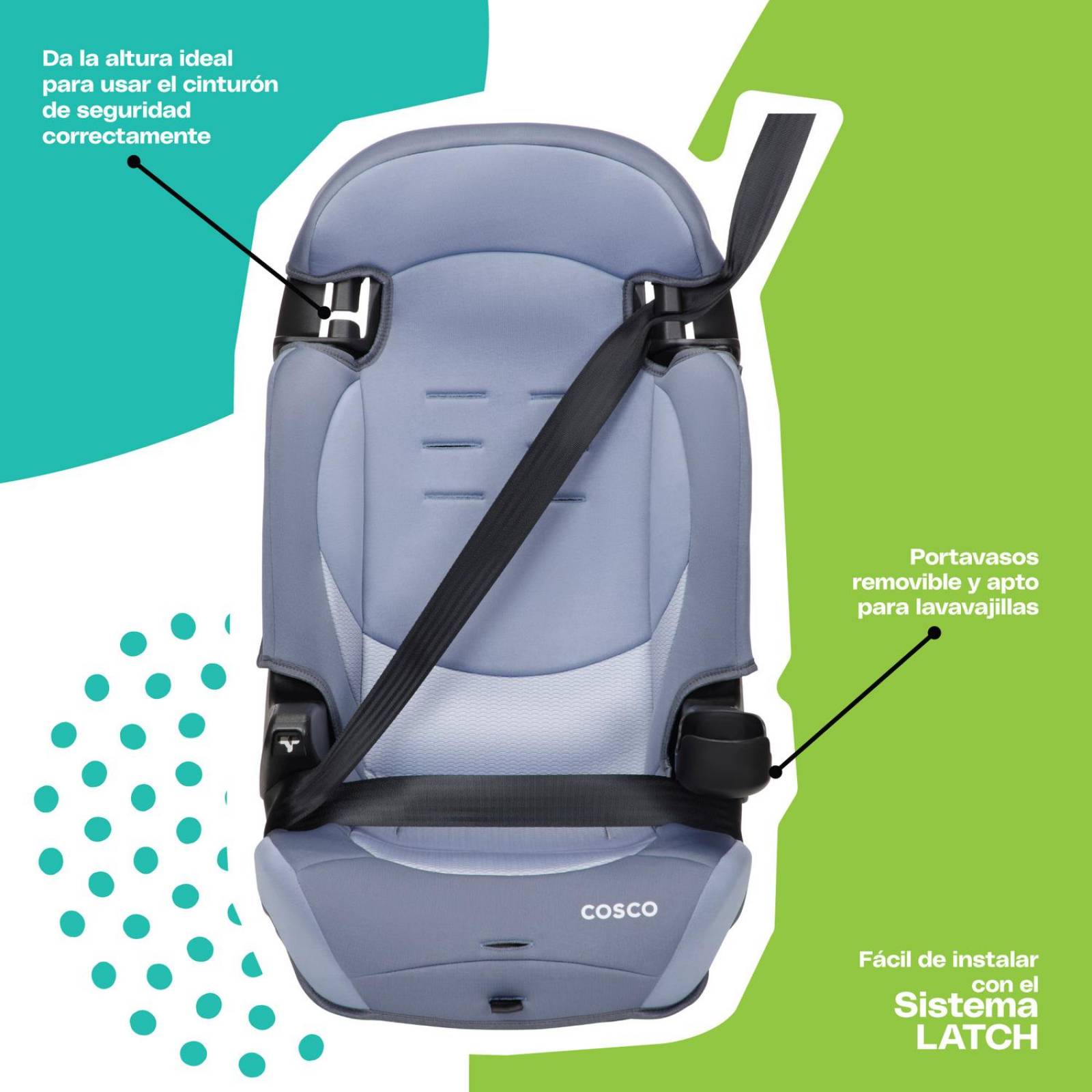 Autoasiento Booster Cosco Finale DX 2 en 1 