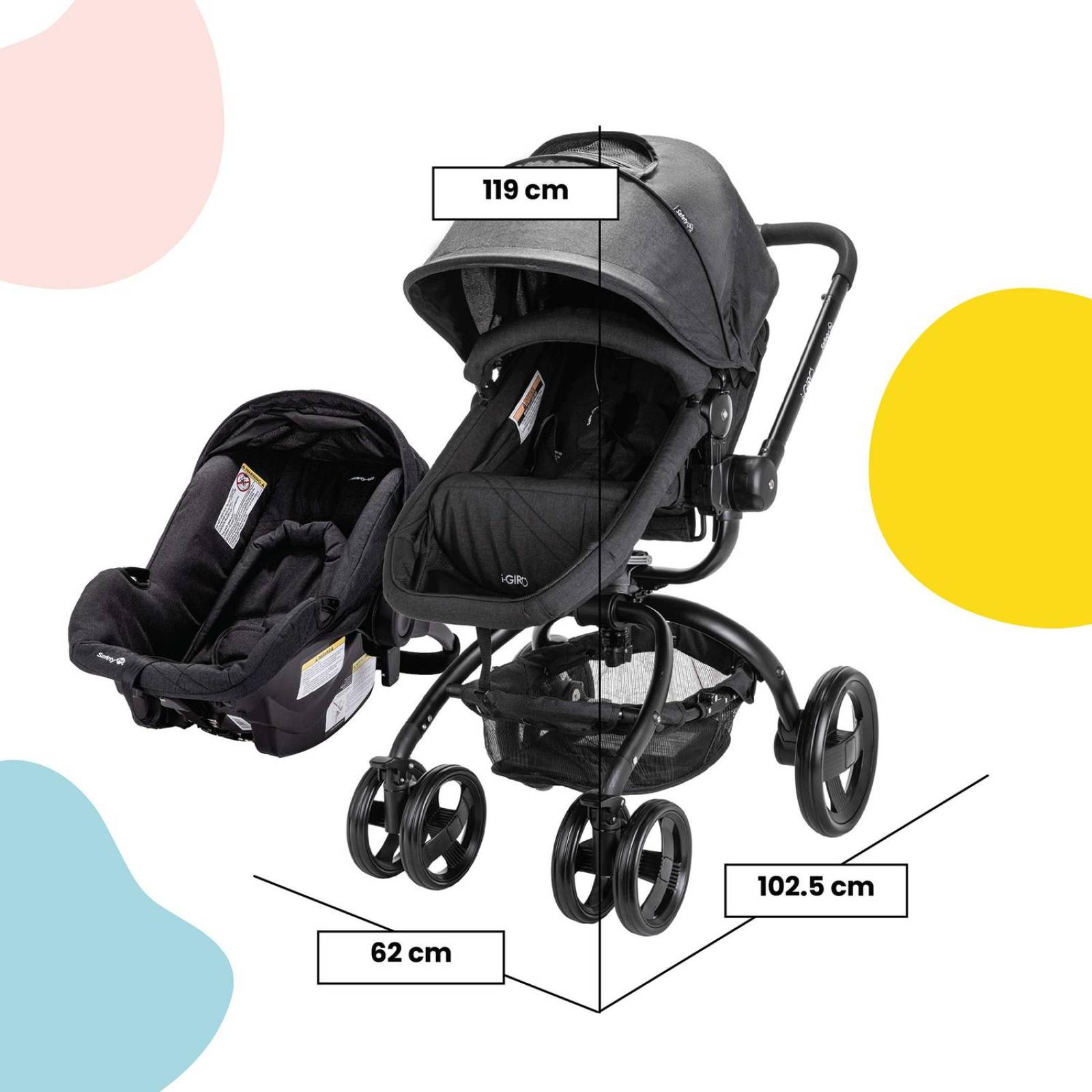 Carriola Sistema de Viaje Safety 1st i-Giro