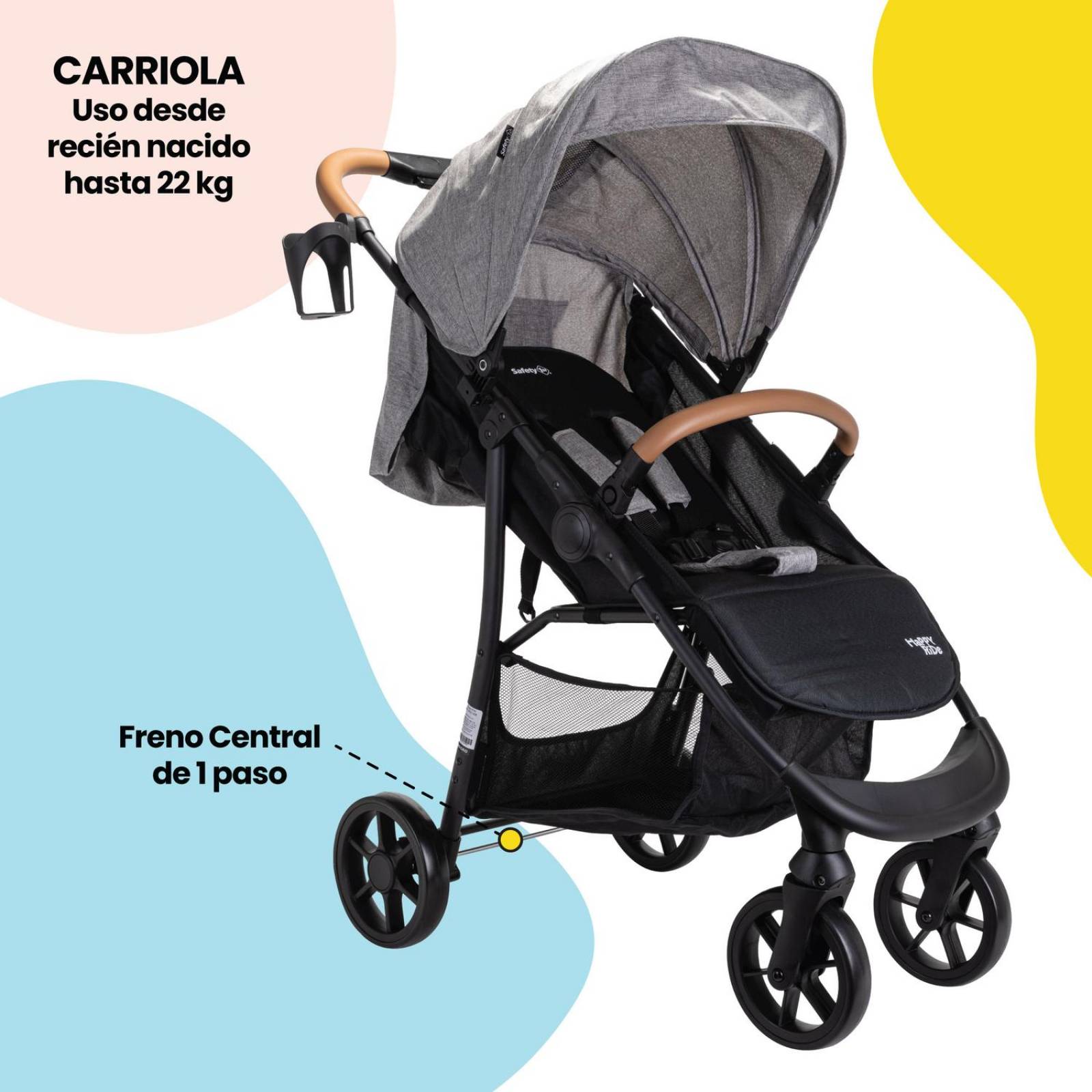 Carriola Sistema de Viaje Safety 1st Happy Ride
