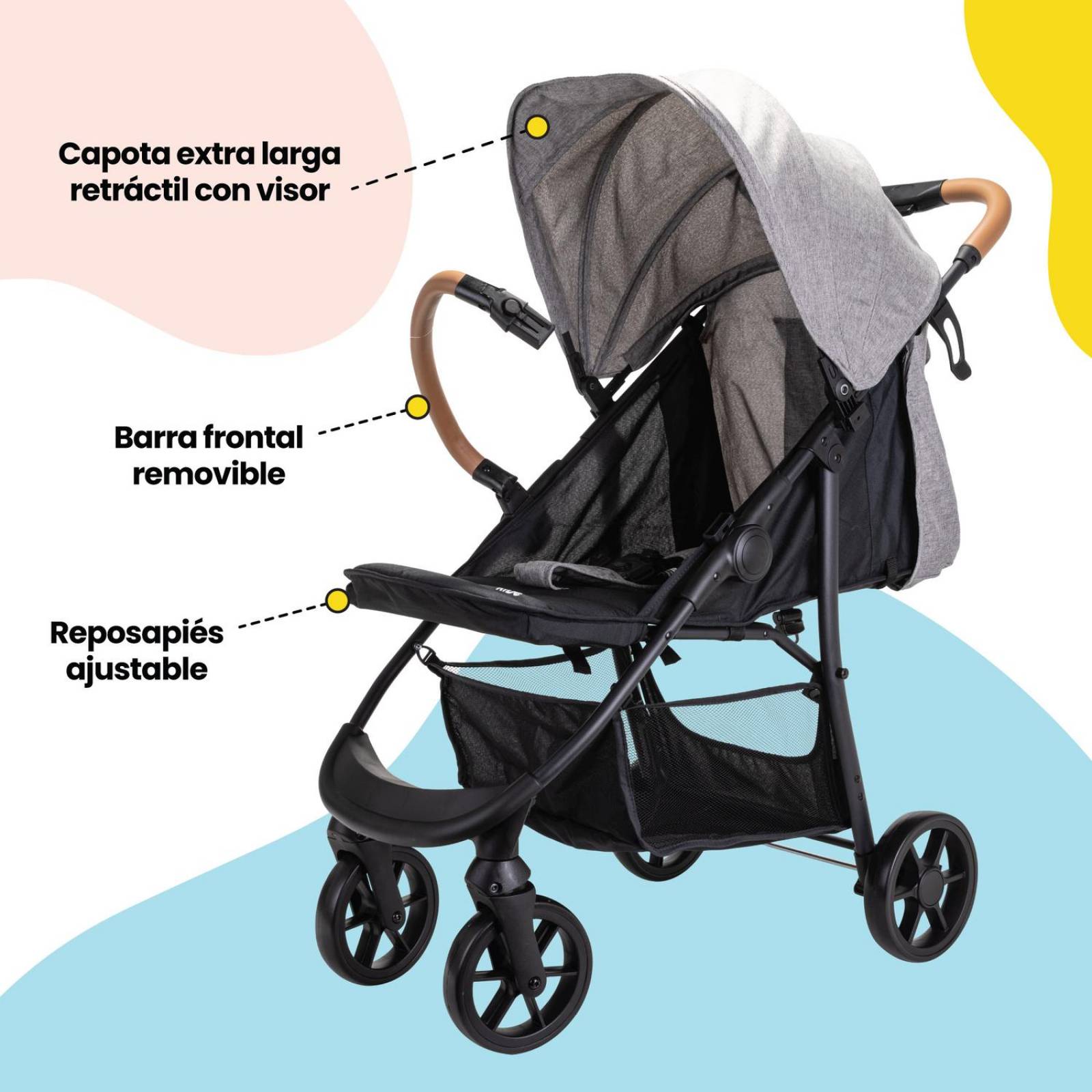 Carriola Sistema de Viaje Safety 1st Happy Ride