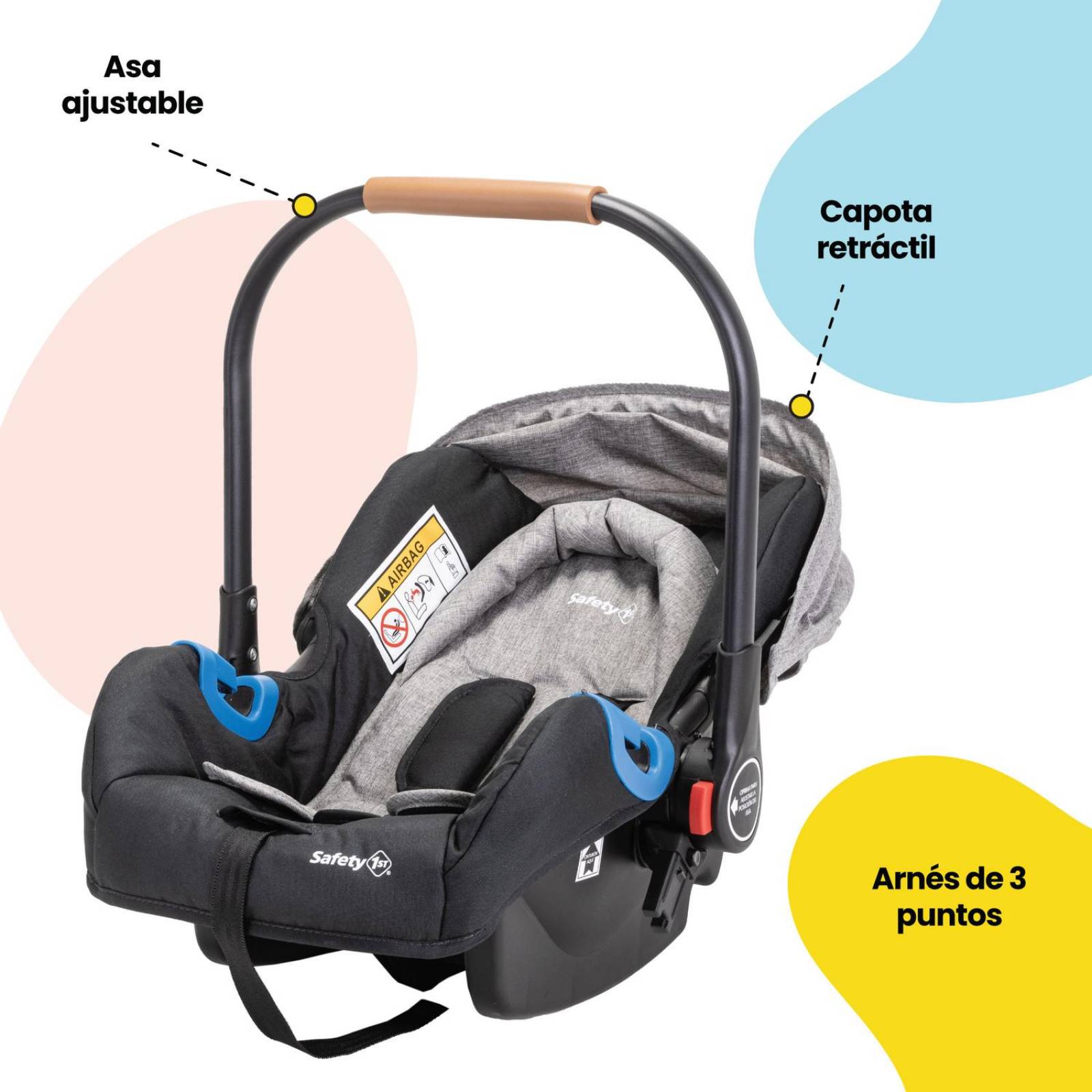 Carriola Sistema de Viaje Safety 1st Happy Ride