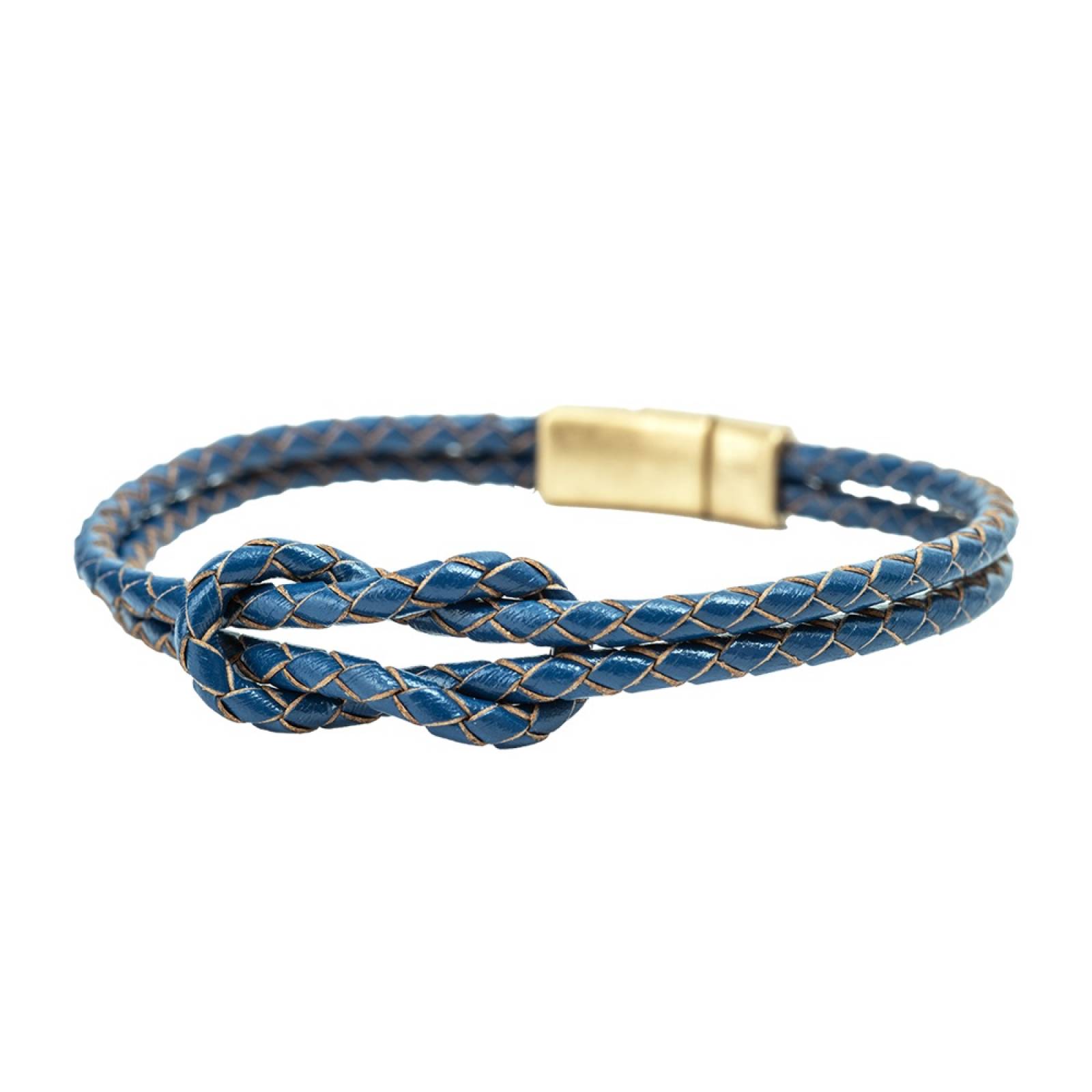 LuckyLy Pulsera Ellie Pareja Azul Plata