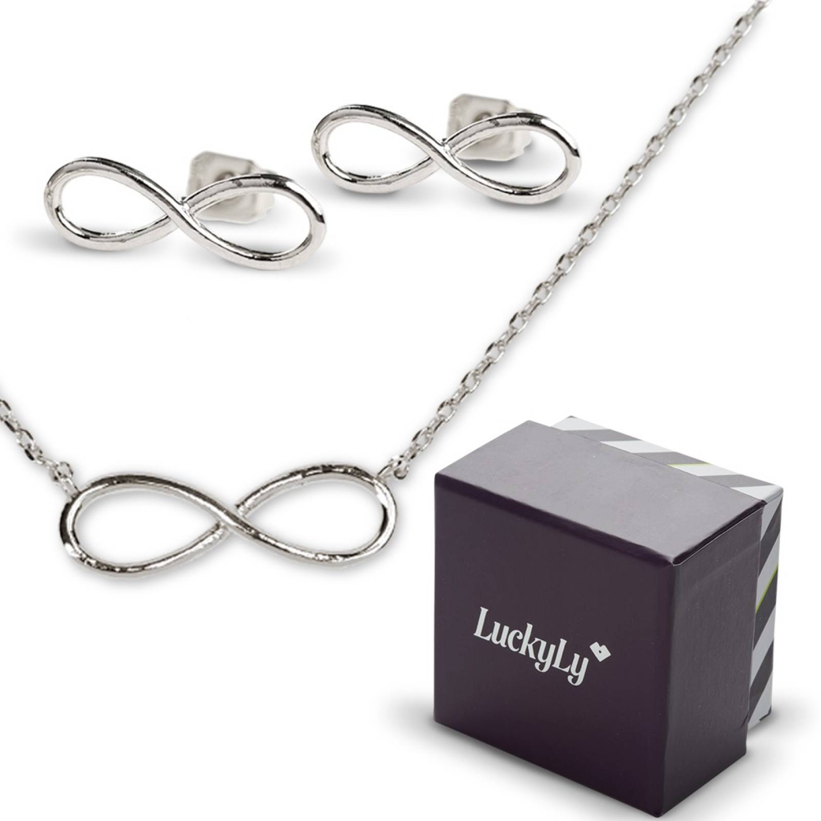 LuckyLy Set Infinty Plata