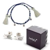 Luckyly Set Celia Estrellas Plata