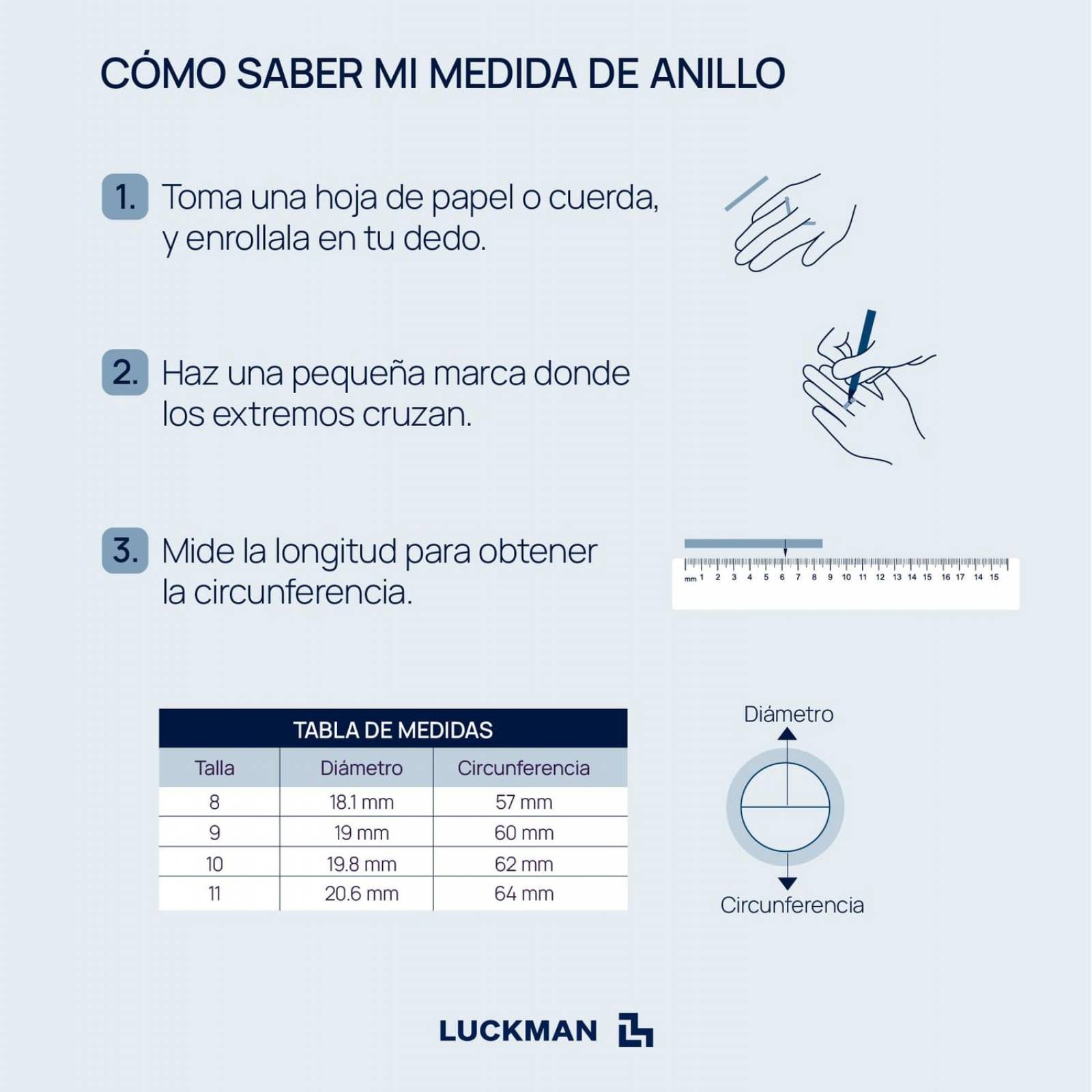 LUCKMAN Anillos Hombre Giratorios, Anillo Anti Ansiedad de Acero