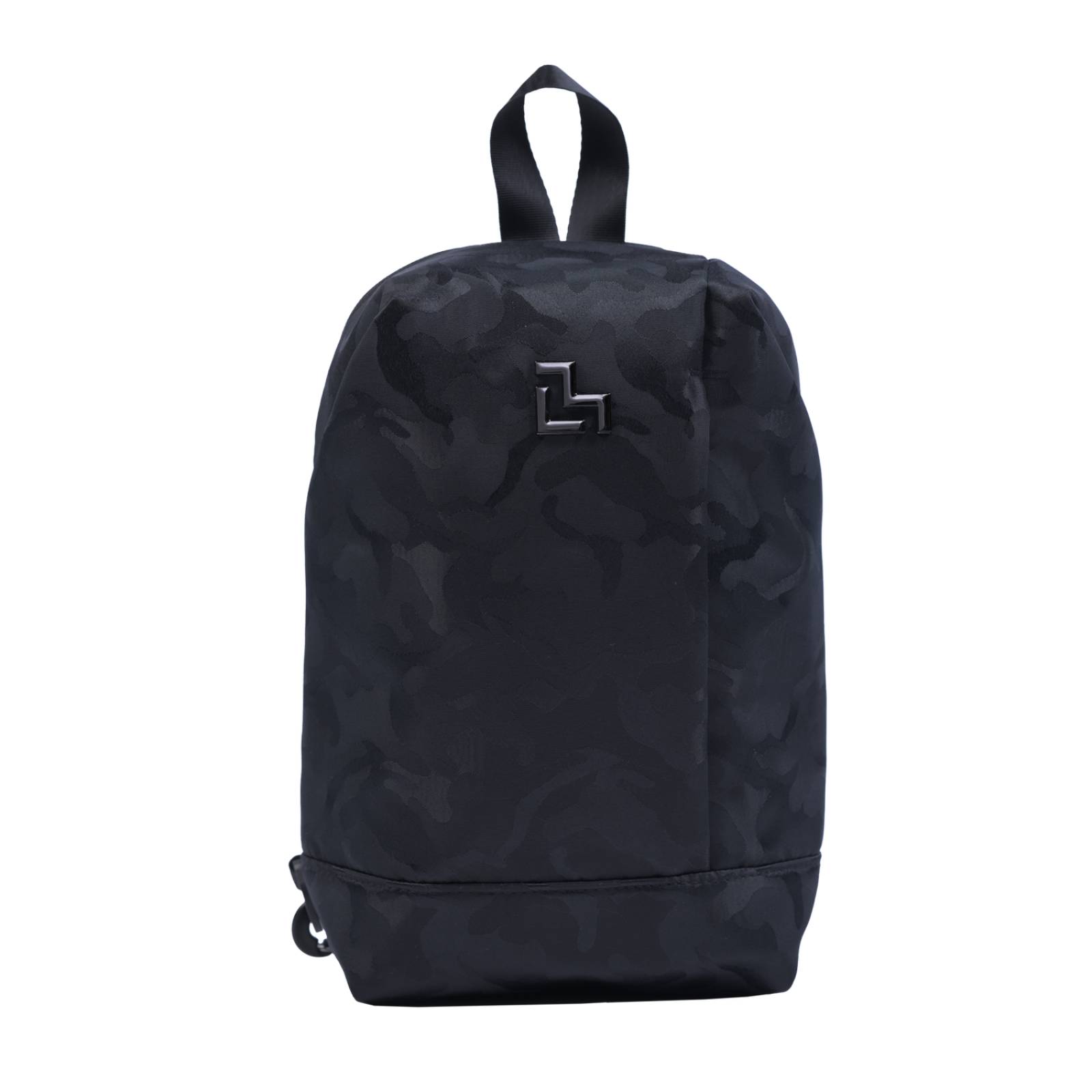 LUCKMAN Mochila Hombre Cruzada Antirrobo tipo Crossbody, Pechera Táctica y Mariconera, Enzo, Negro 