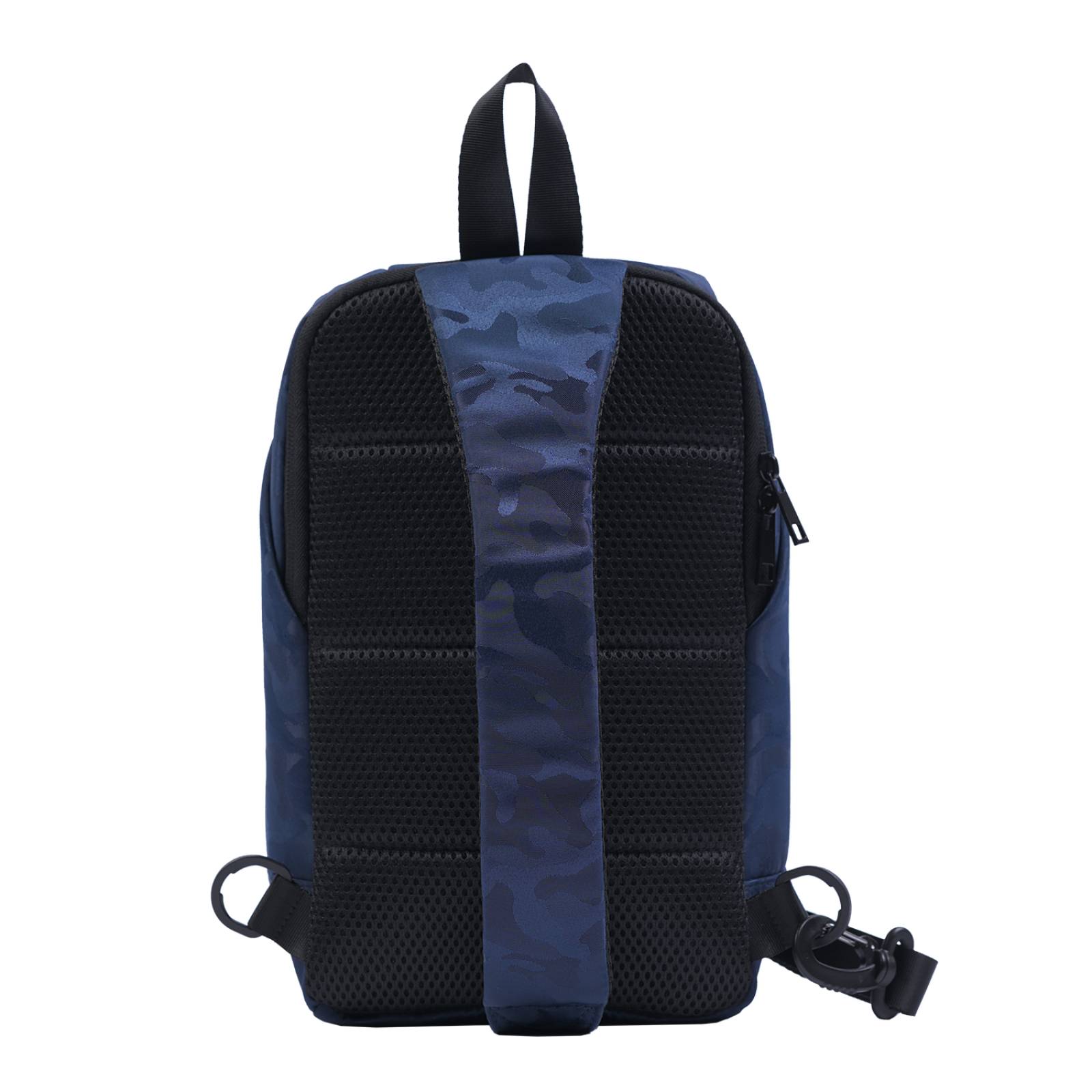 LUCKMAN Mochila Hombre Cruzada Antirrobo tipo Crossbody, Pechera Táctica y Mariconera, Enzo, Negro 