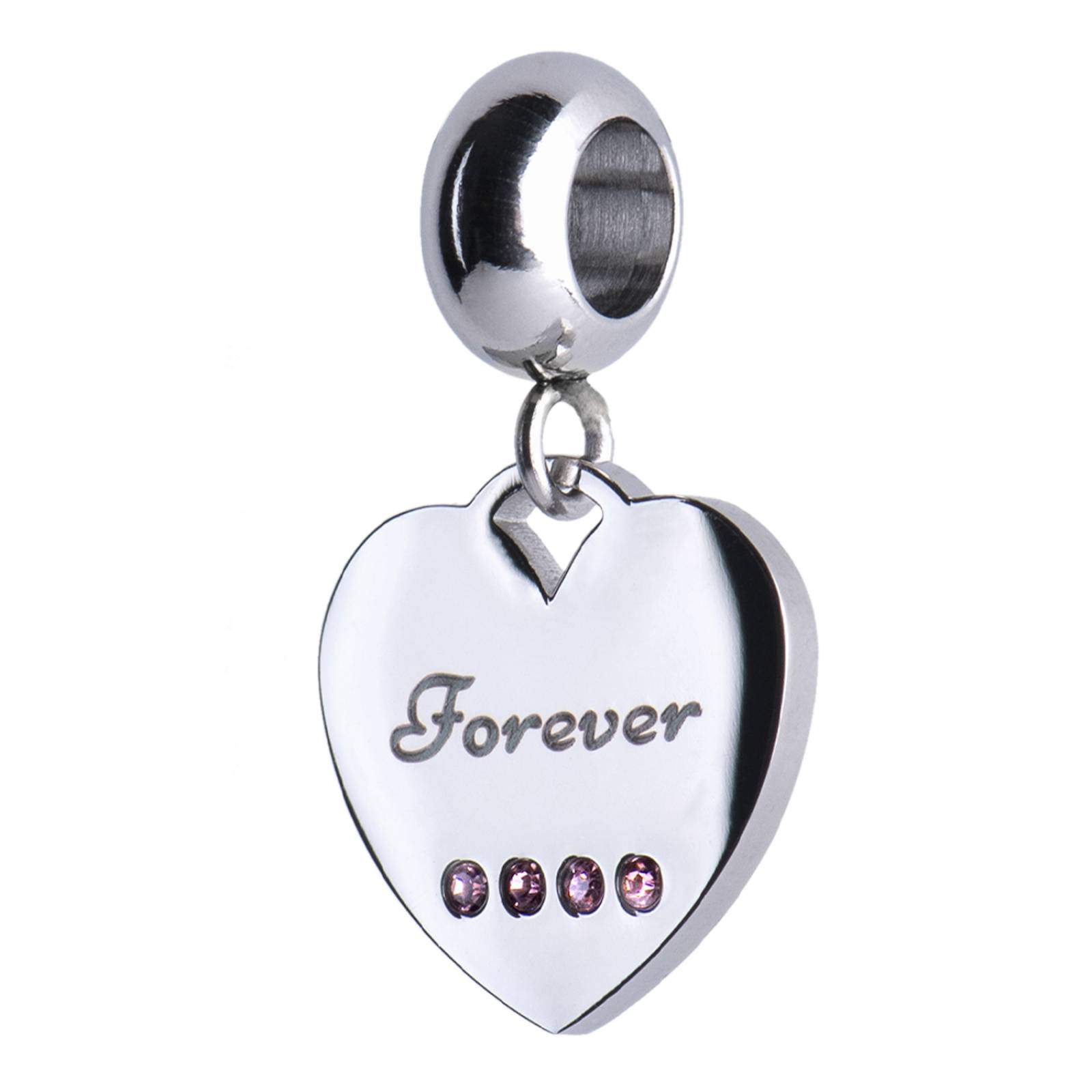 Charm Forever Corazón - Plata UNITALLA