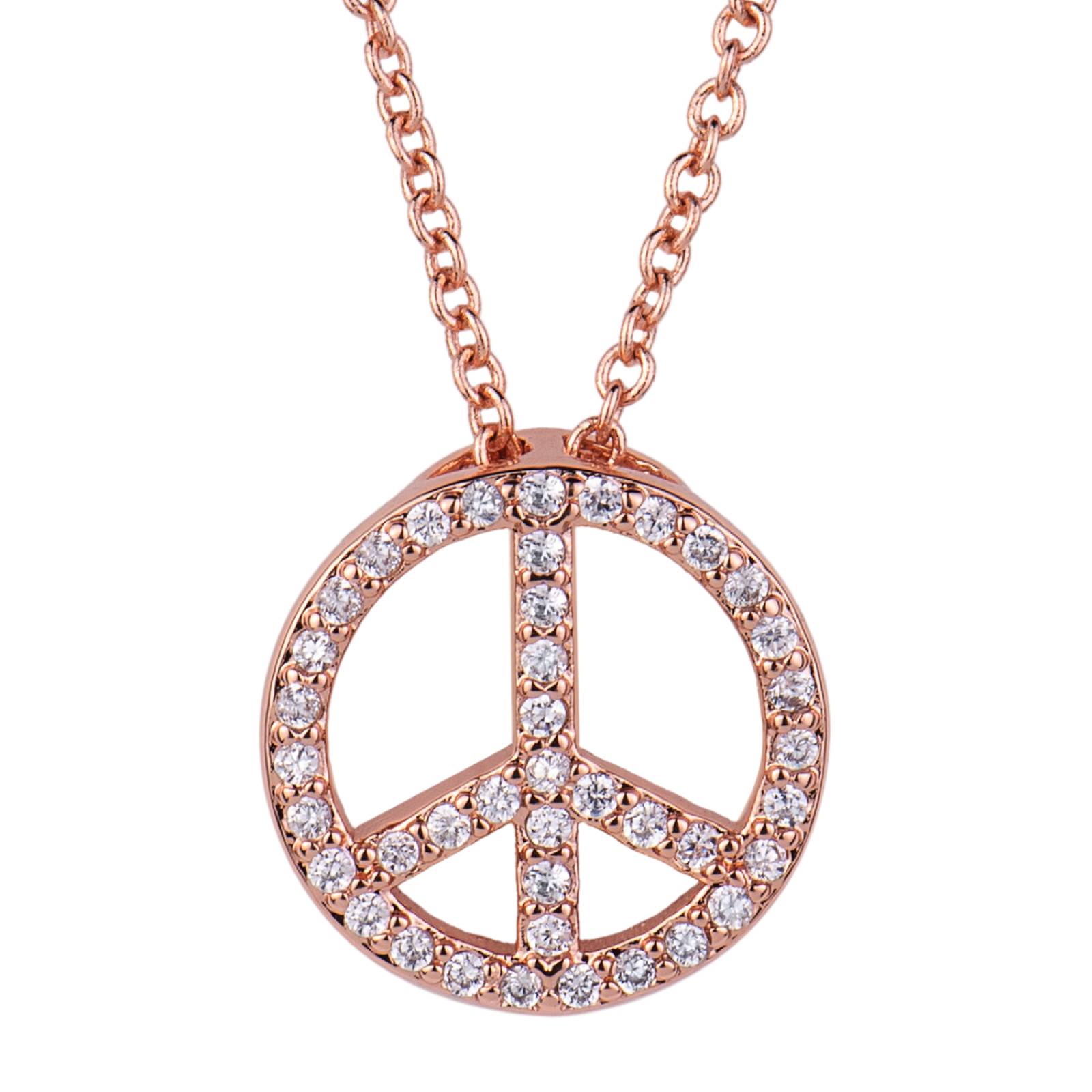 Set Cartera Nicky Negro con Collar Peace Oro 