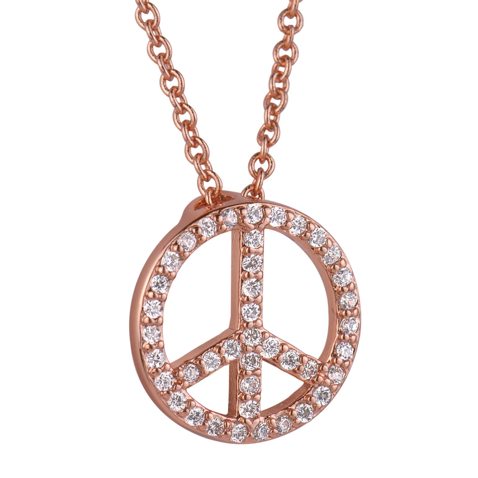 Set Cartera Nicky Negro con Collar Peace Oro 