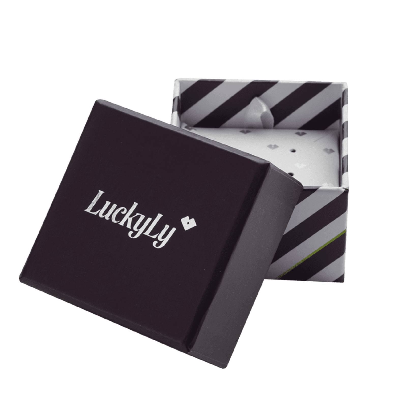 LuckyLy Pulsera para Mujer con Dije de Corazón Rosa, Brazalete de Acero Inoxidable con Baño de Oro Rosa 18k, UNITALLA