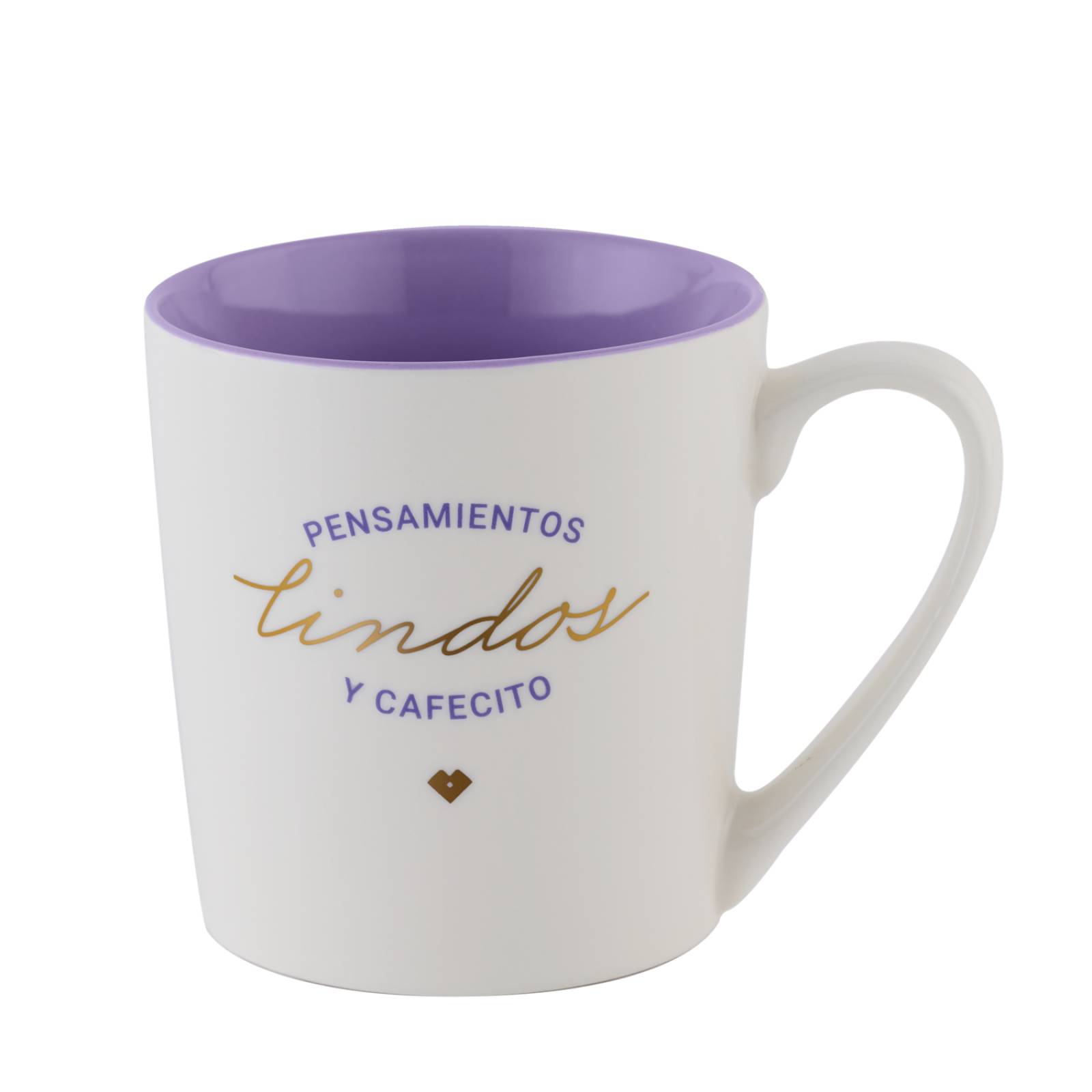 LuckyLy Tazas para Café con Frases Divertidas de 500ml, Grandes y Originales, Modelo Nira, Pensamientos Blanco