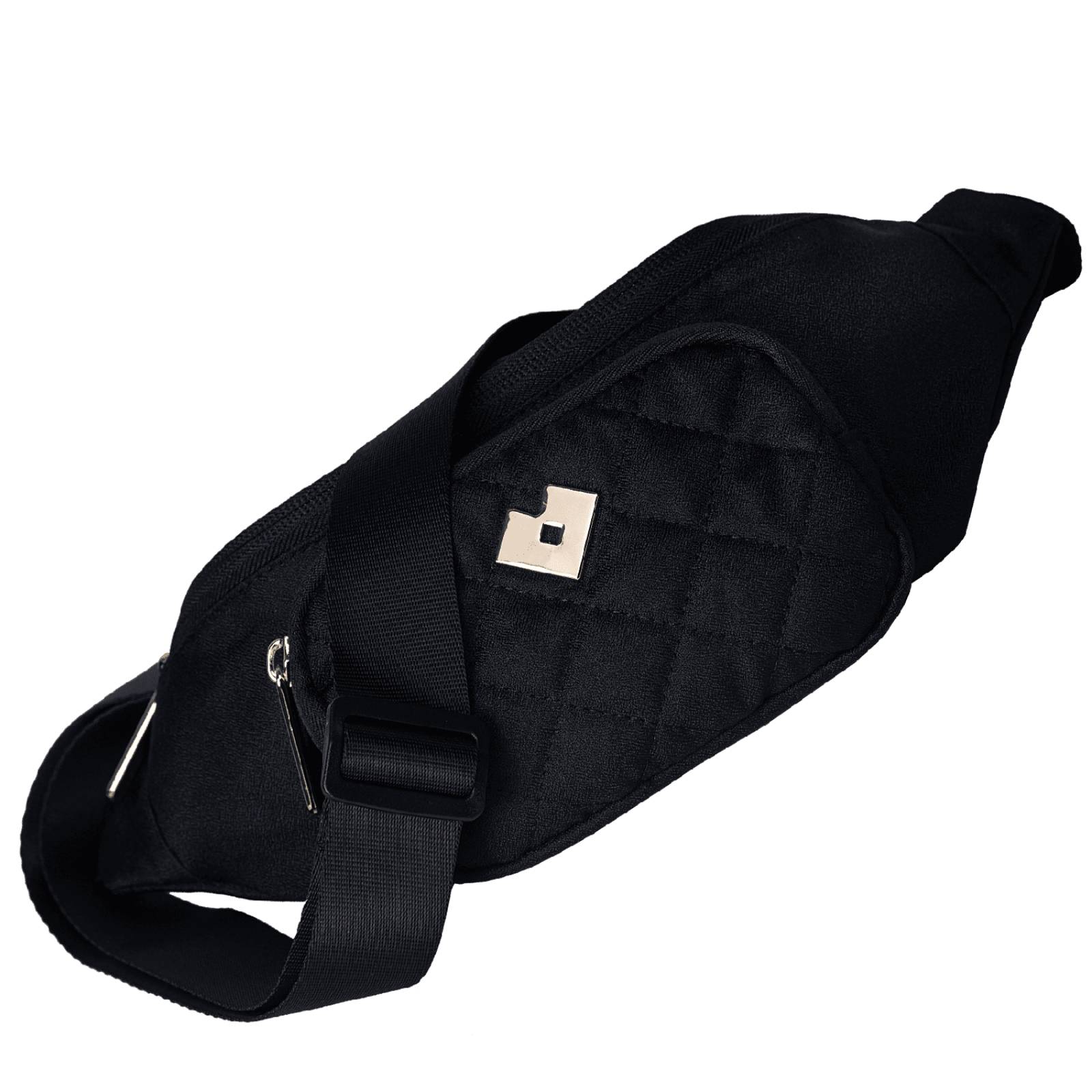 LuckyLy Cangurera para Mujer de Moda y Deportiva, Riñonera tipo Bolsa Bandolera y Crossbody, Modelo Lexi, Color Negro