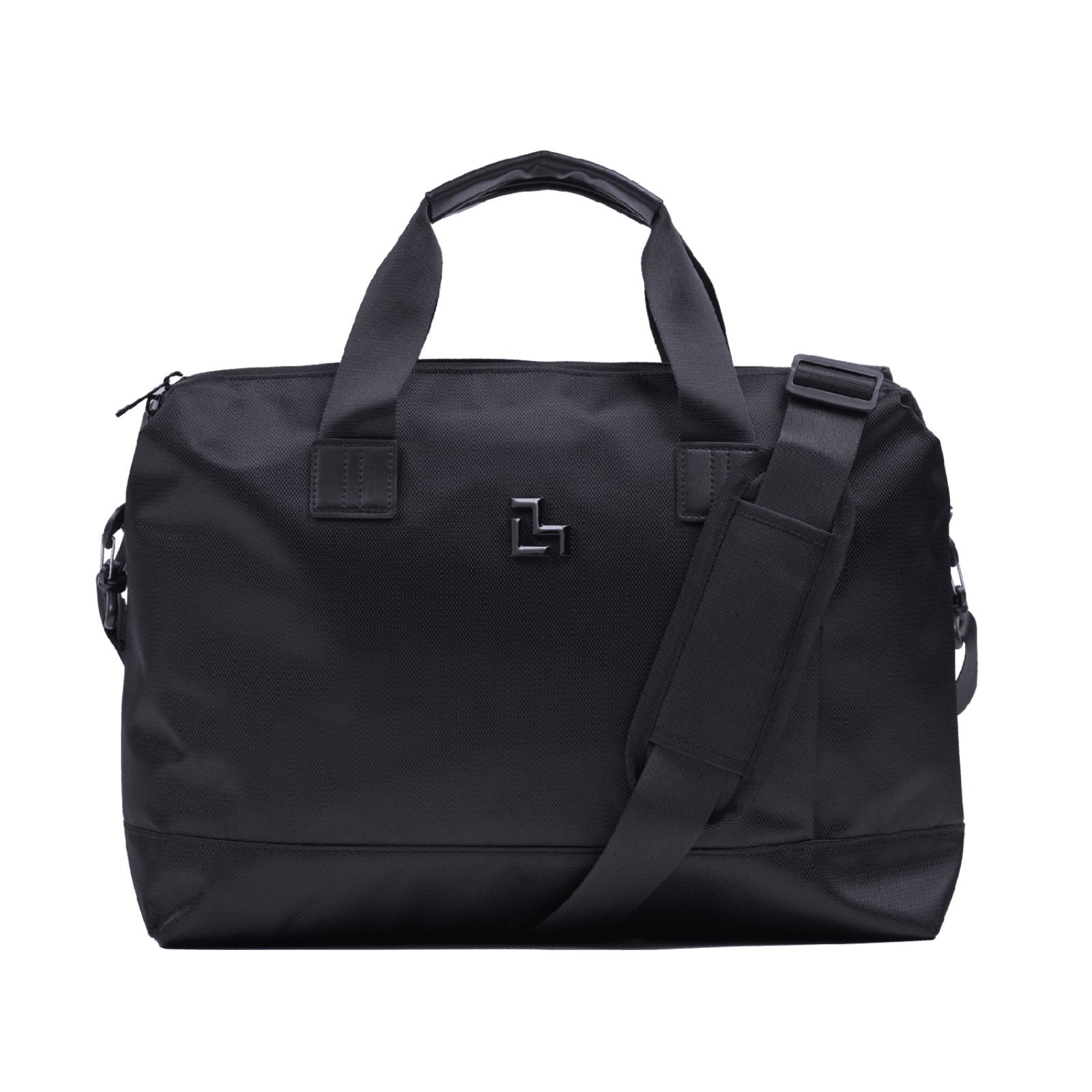 LUCKMAN Portafolio para Hombre tipo Maletín Ejecutivo, Funda y Mochila para Laptop hasta 15.6 Pulgadas, Dante, Negro 